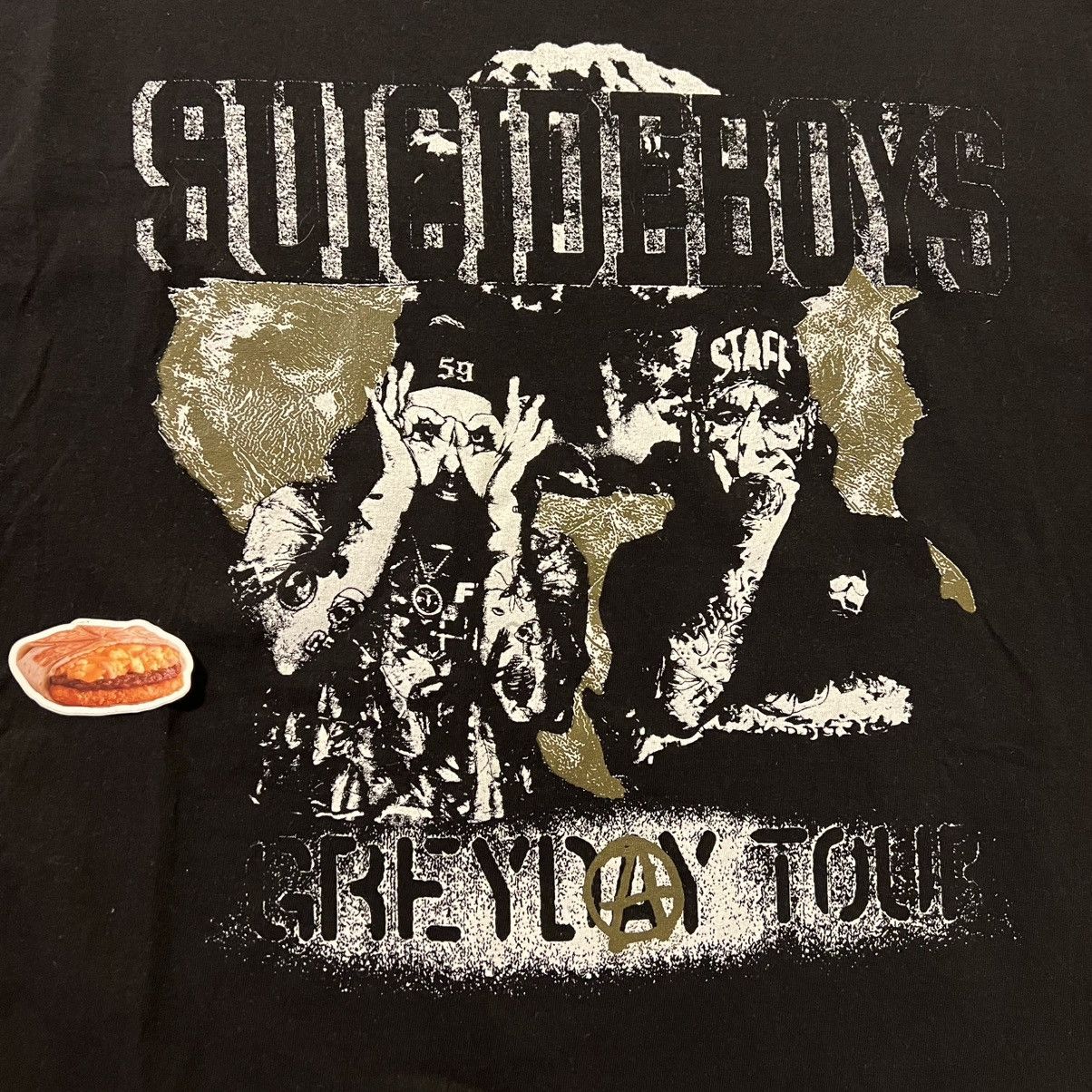 G59 Records $uicideboy$ grey day 2025 tour tee large black Size US L / EU 52-54 / 3 - 2 Thumbnail
