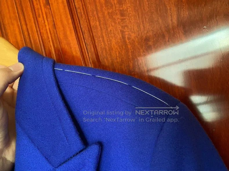 Versace Versace Violet blue coat Size US XL / EU 56 / 4 - 4 Thumbnail