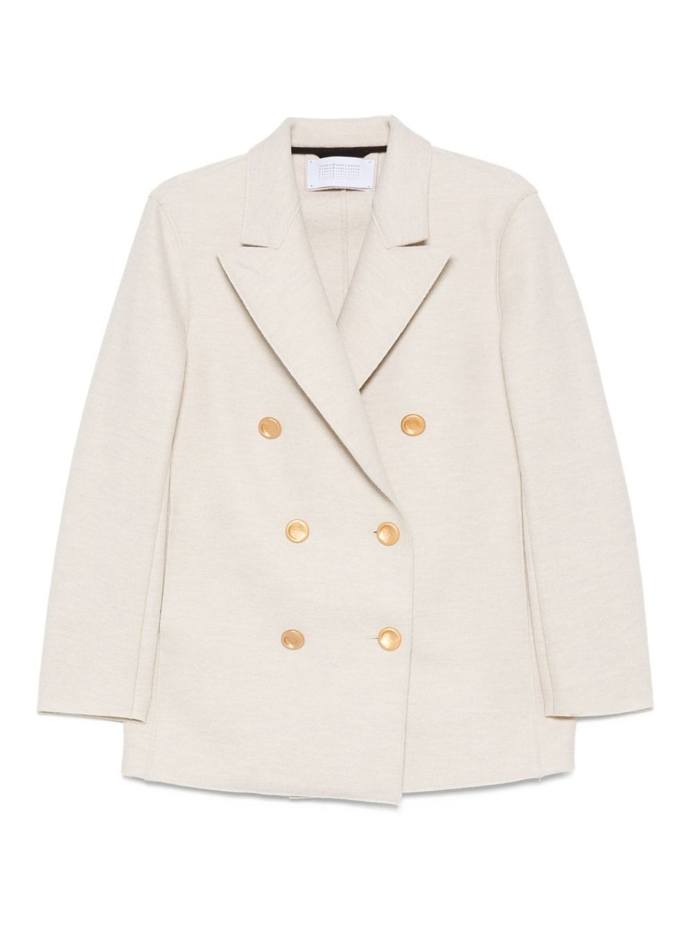 Harris Wharf London WOOL DOUBLE-BREASTED COAT Size L / US 10 / IT 46 - 1 Thumbnail