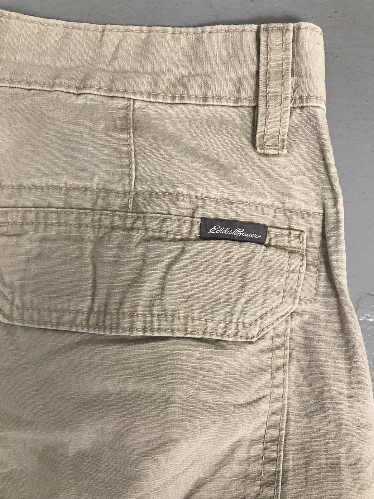 Eddie Bauer × Vintage Vintage Ykk Eddie Bauer cargo Jorts Size US 30 / EU 46 - 9 Thumbnail