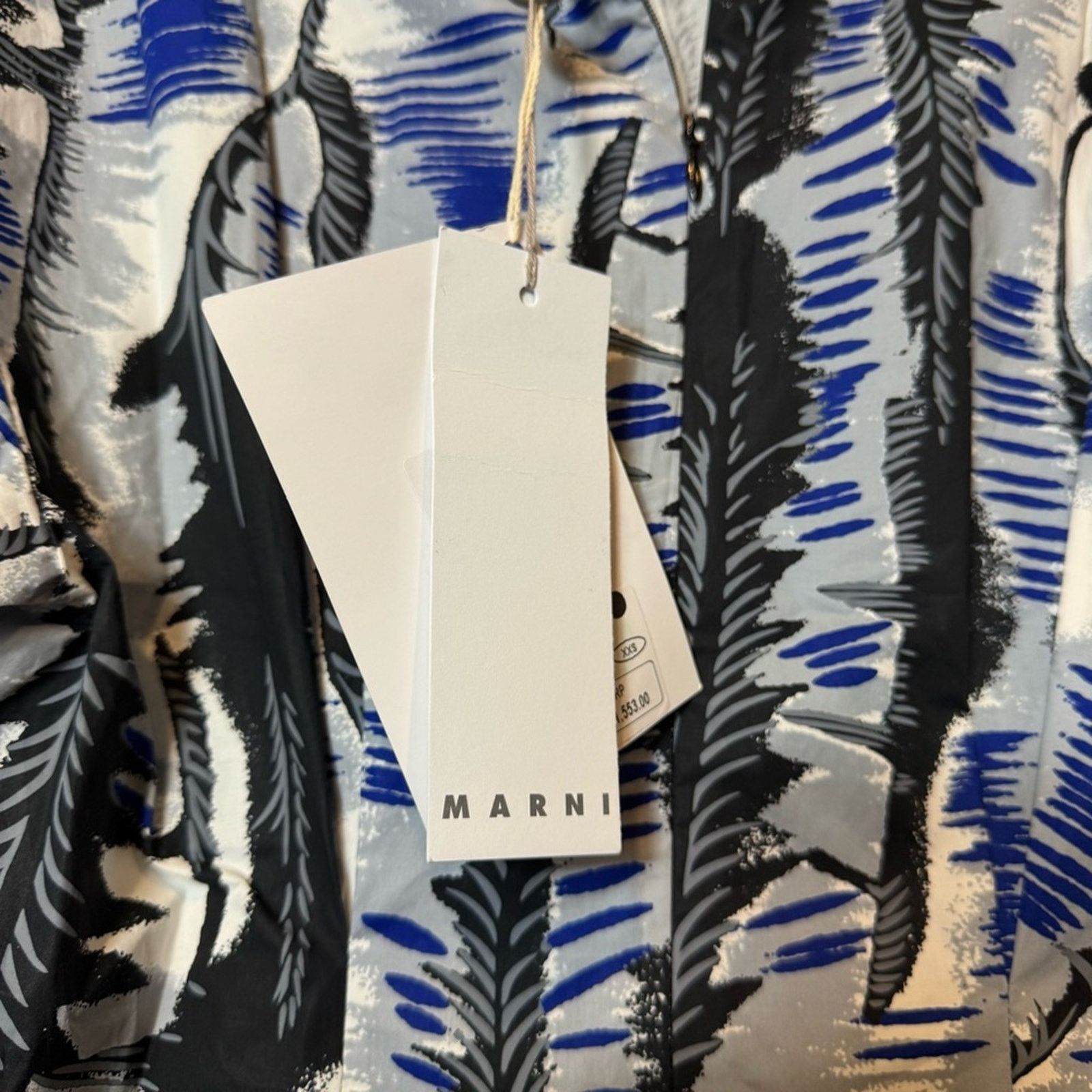 Marni Marni Poplin St. River Dress Made in Portugal Blue sz XXS/36 Size XXS / US 00 / IT 34 - 2 Thumbnail