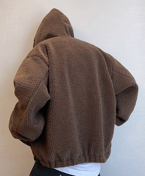 Japanese Brand × Vintage Premium fashion oversized fluffy fleece zip hoodie jacket Size US XXL / EU 58 / 5 - 4 Thumbnail