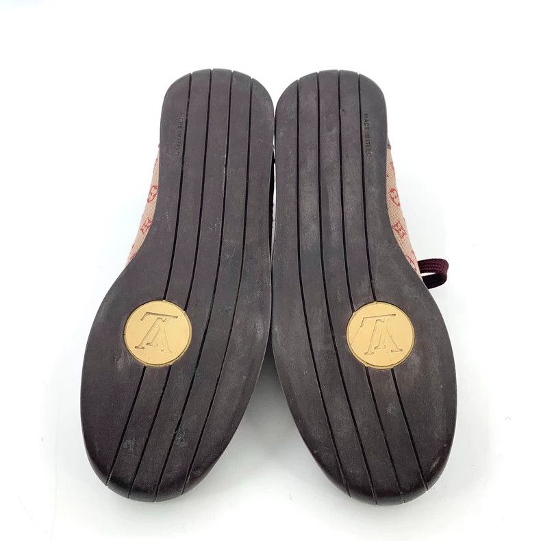 Louis Vuitton Louis Vuitton Color-block logo jacquard full print flat la Size US 5.5 / EU 38 - 5 Thumbnail