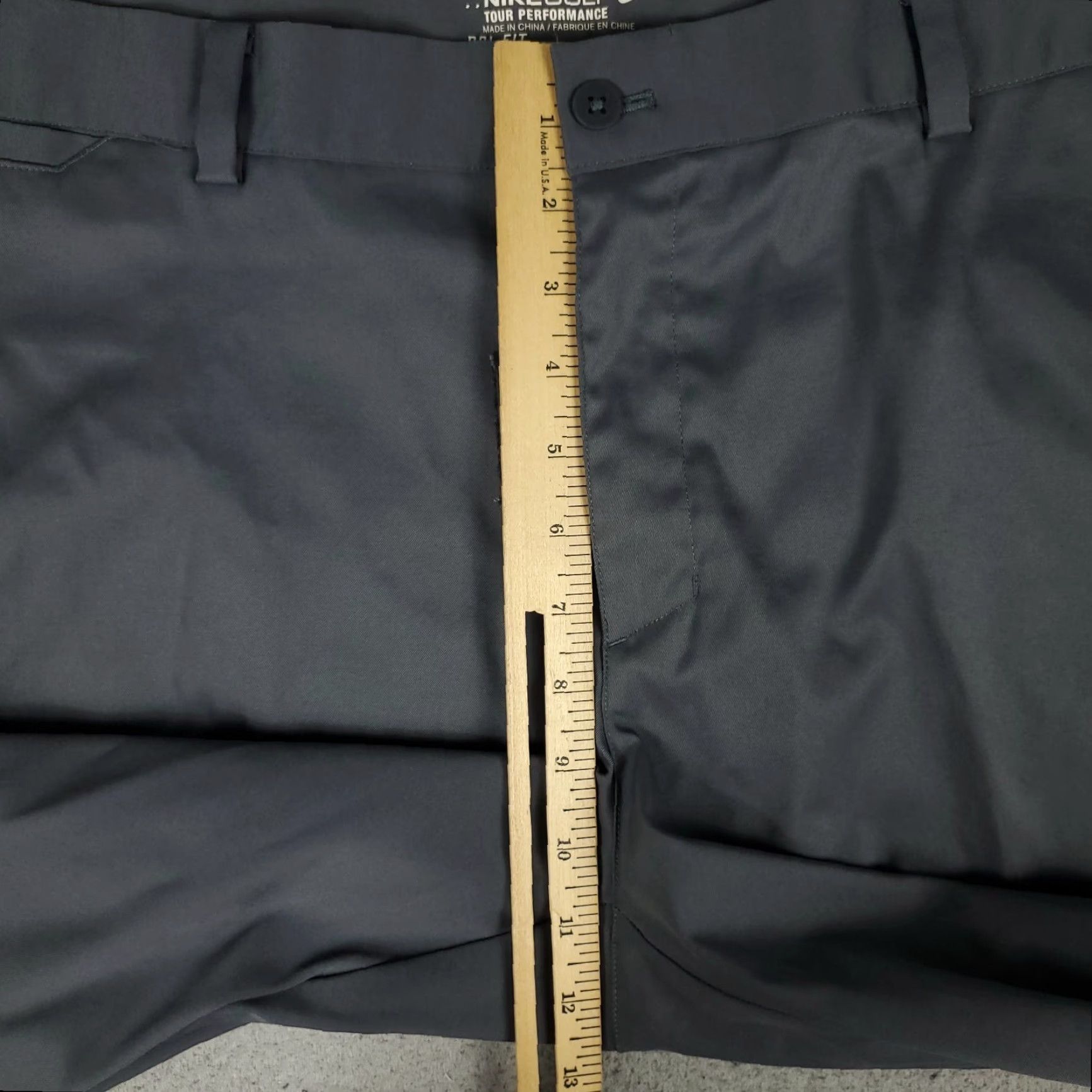 Nike Nike Pants Mens 36x32 Gray Swoosh Dri Fit Golf Flat Front Chino Trousers Size US 36 / EU 52 - 5 Thumbnail