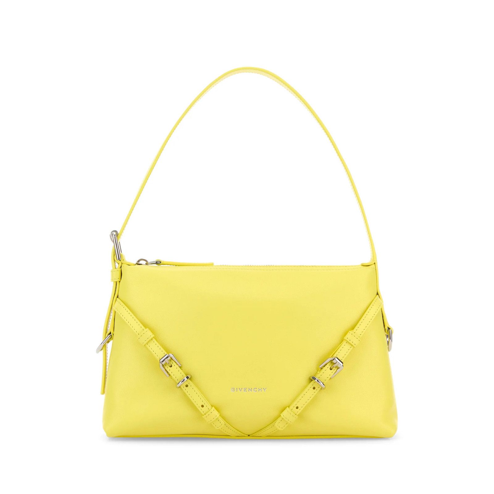 Givenchy GIVENCHY Voyou Mini Yellow Leather Shoulder Bag New And Auth Size ONE SIZE - 1 Thumbnail