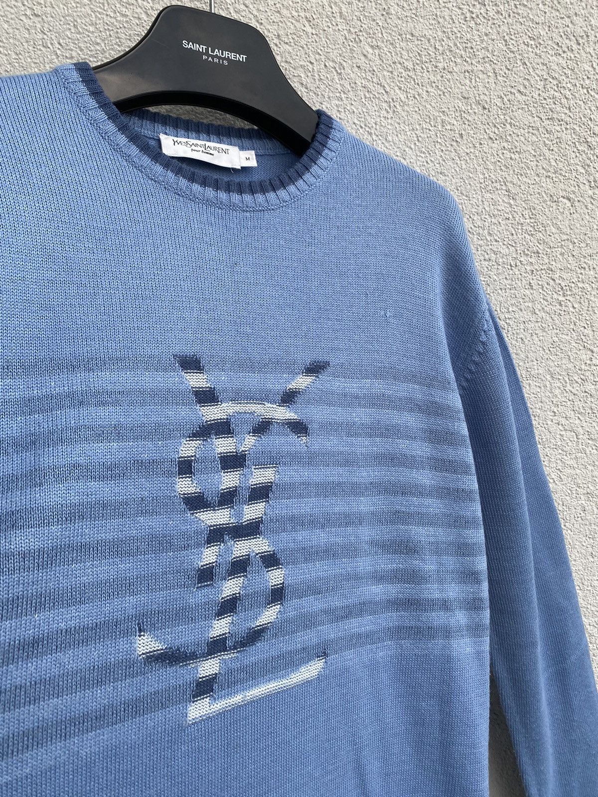 Yves Saint Laurent Super Soft YSL Sweater Wool YSL Sweatshirt Size US M / EU 48-50 / 2 - 2 Thumbnail