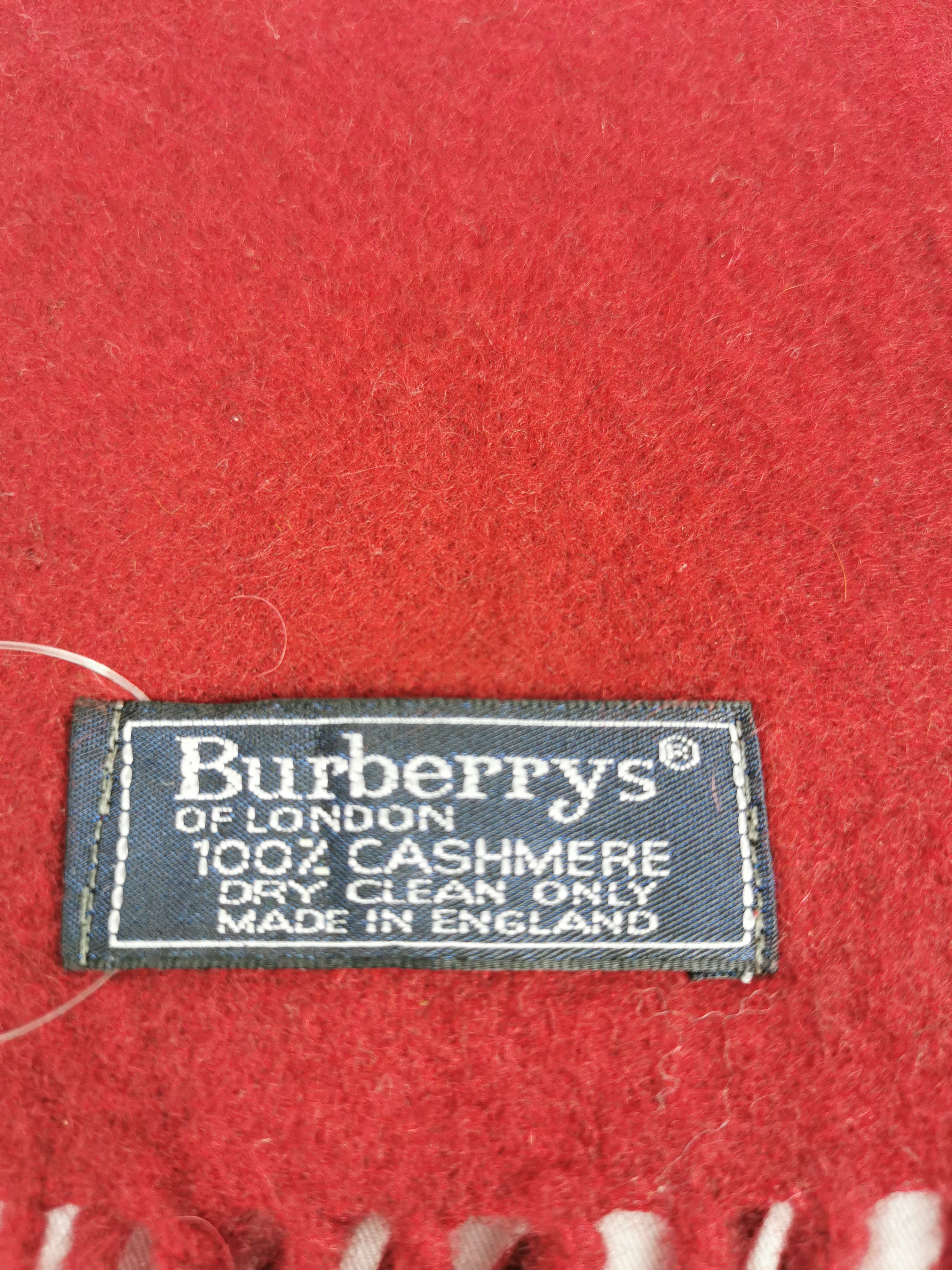 Burberry Burberry cashmere scarf muffler Size ONE SIZE - 3 Thumbnail