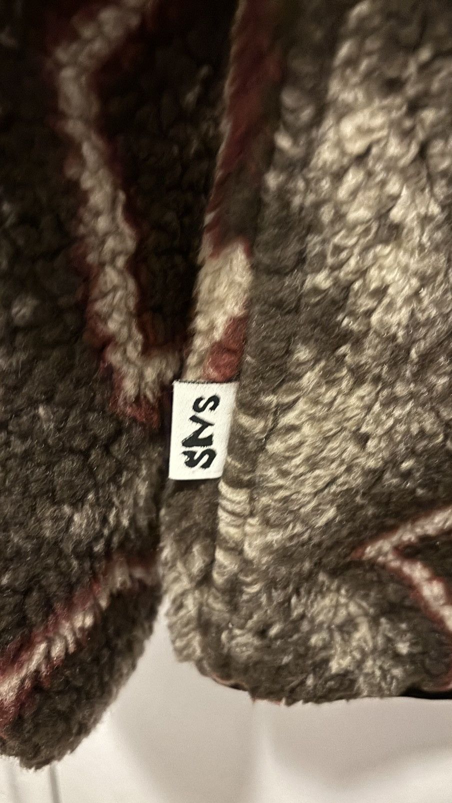 Sneakersnstuff Sneakersnstuff Brown Block Fleece Size US M / EU 48-50 / 2 - 8 Thumbnail