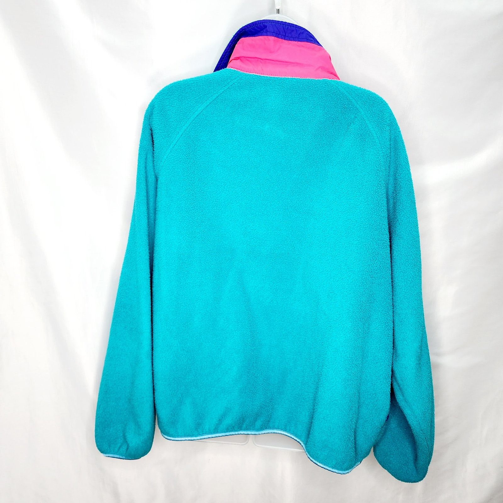 Other Vintage Woolrich Teal Zipper Front Long Sleeve Fleece Size L / US 10 / IT 46 - 2 Thumbnail