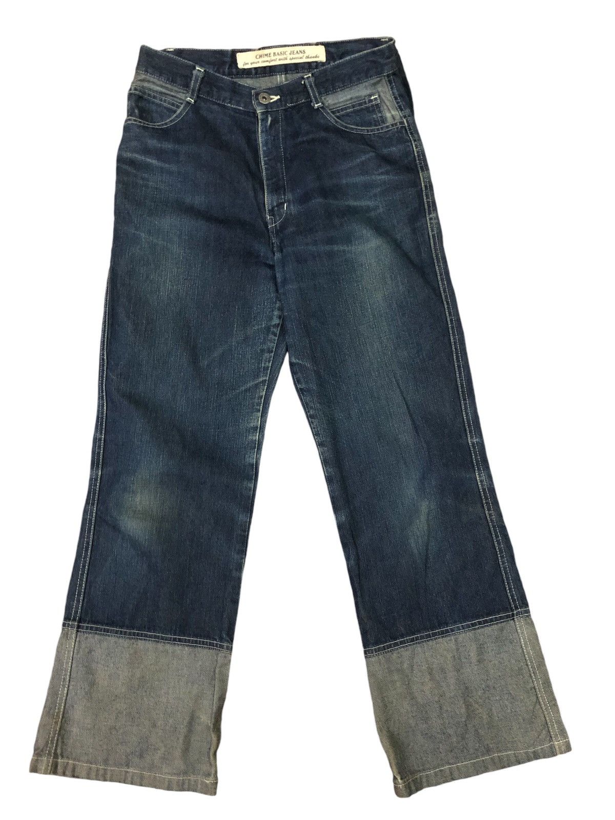 If Six Was Nine × Japanese Brand × Le Grande Bleu (L.G.B.) Chime Basic Jeans High Waist Monkey back pocket Denim Pants Size 28" / US 6 / IT 42 - 2 Thumbnail