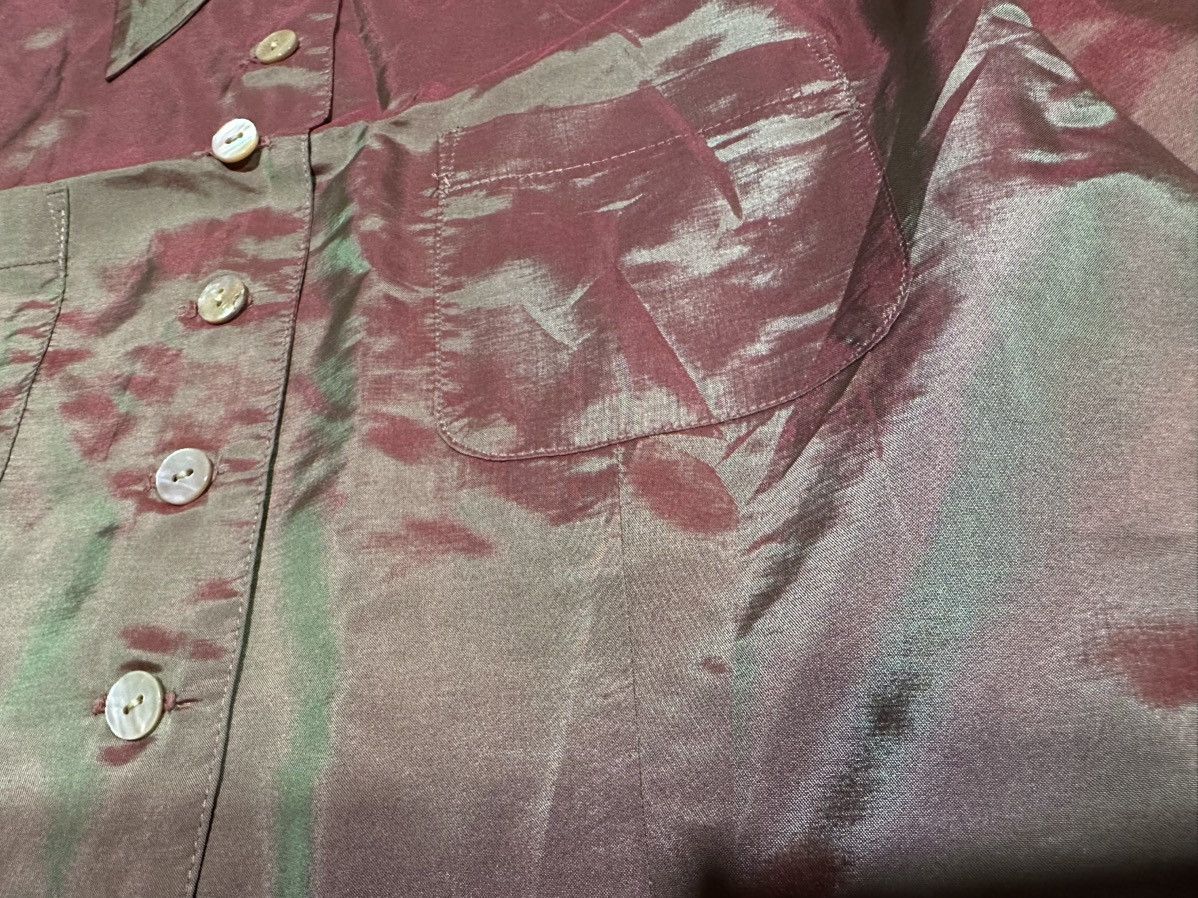 Japanese Brand 🔥Rare Y2K Miss Alice Cropped Shirt Iridescent Alice Auaa Size US S / EU 44-46 / 1 - 5 Thumbnail
