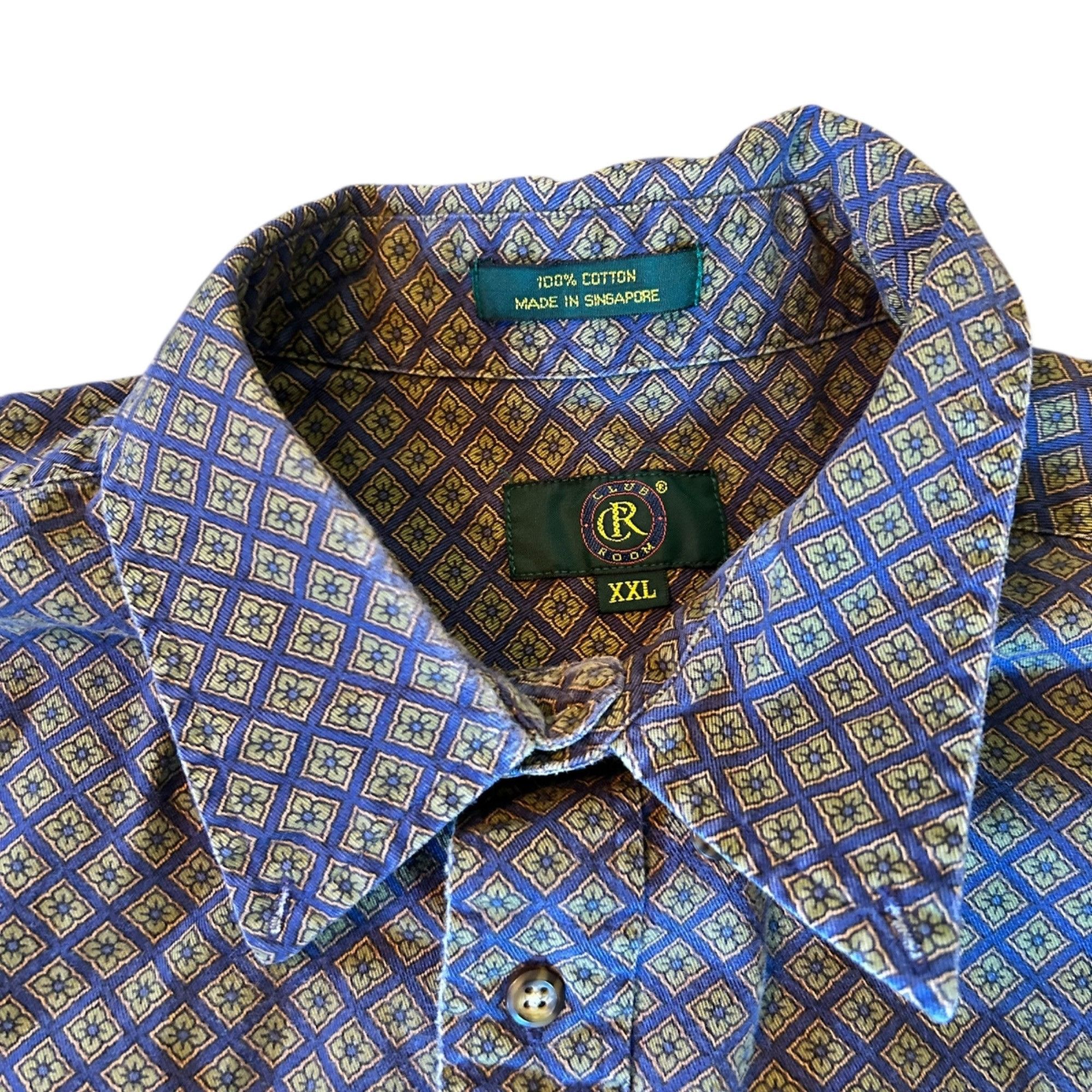 Club Room Vintage Club Room Novelty Floral Print Button Down Shirt XXL Size US XXL / EU 58 / 5 - 3 Thumbnail