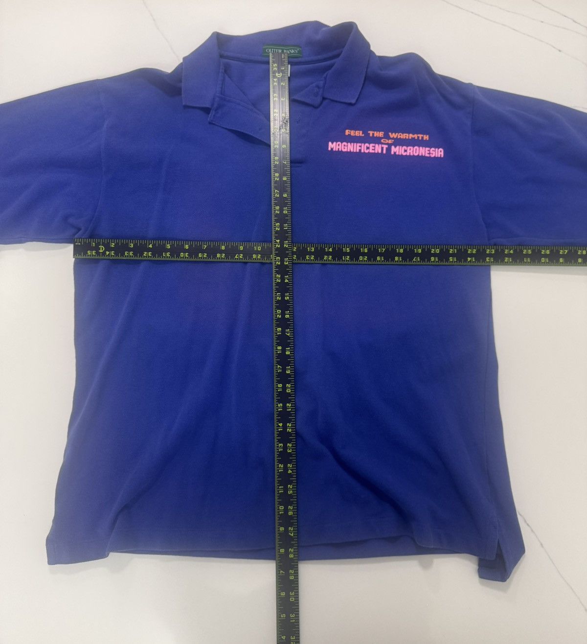 Other Vintage Outer Banks “Magnificent Micronesia” polo 🌊🌴 Size US XXL / EU 58 / 5 - 5 Thumbnail