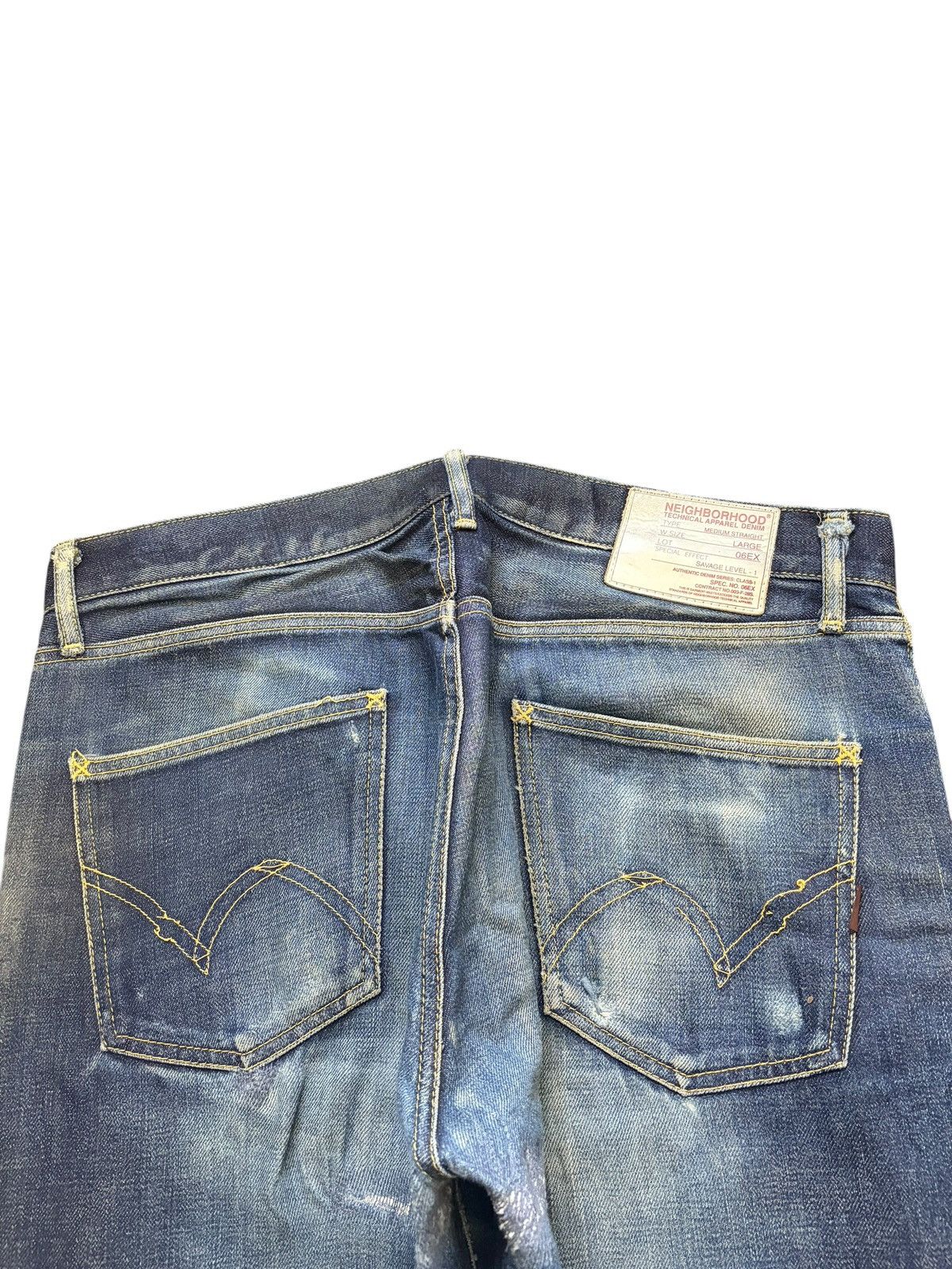 Neighborhood Vintage Neighborhood Selvedge Rusty Wash Loose Jeans Size US 36 / EU 52 - 4 Thumbnail