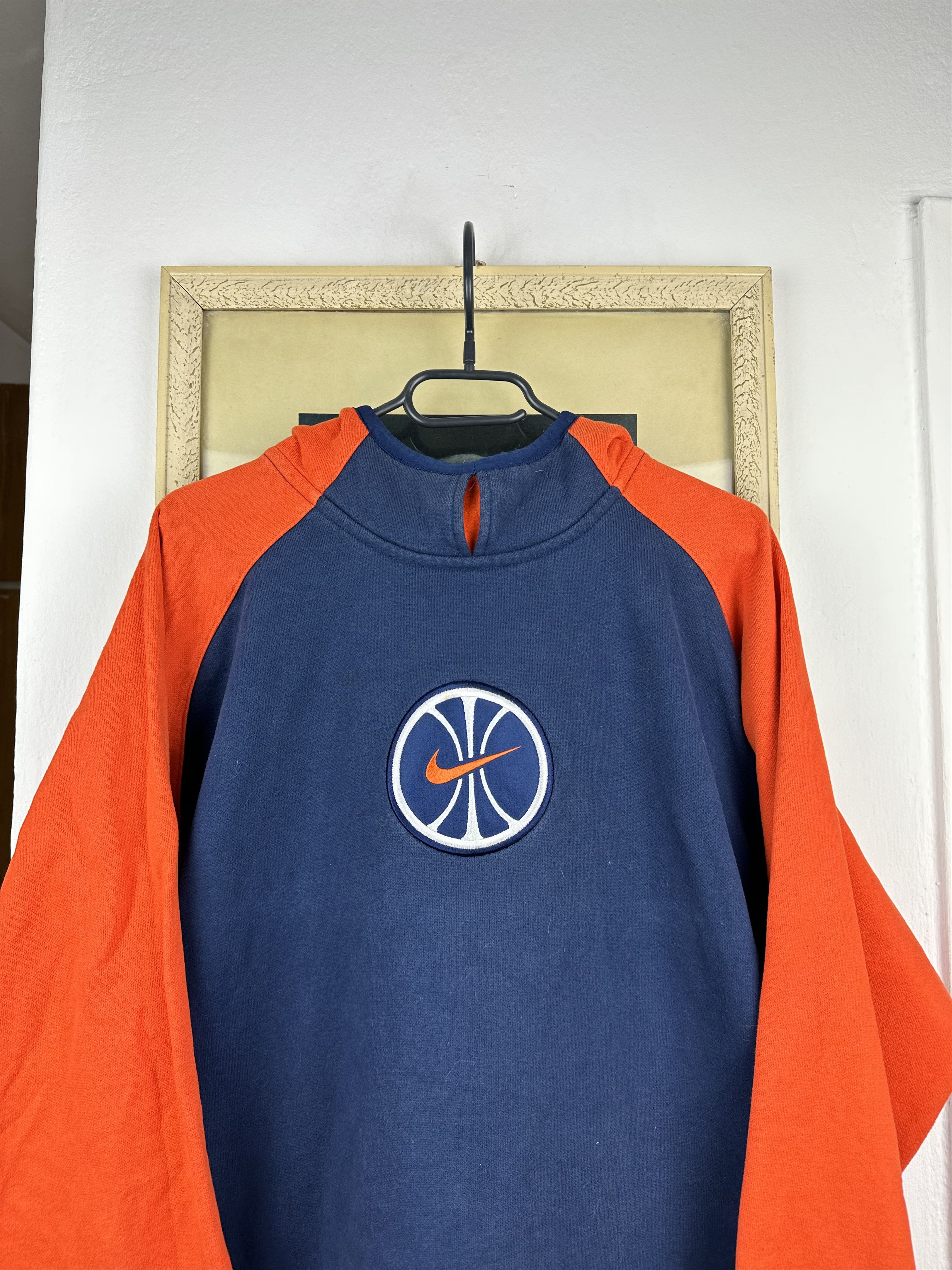 Nike × Vintage Vintage Nike Sweatshirt Hoodie Rare Swoosh Rare Hype Size US M / EU 48-50 / 2 - 2 Thumbnail