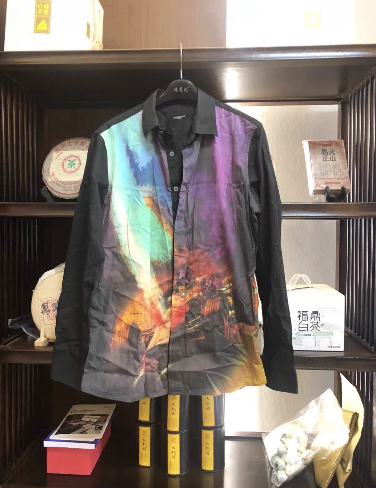 Givenchy Givenchy Long Sleeve Shirt J2 Size US S / EU 44-46 / 1 - 1 Thumbnail