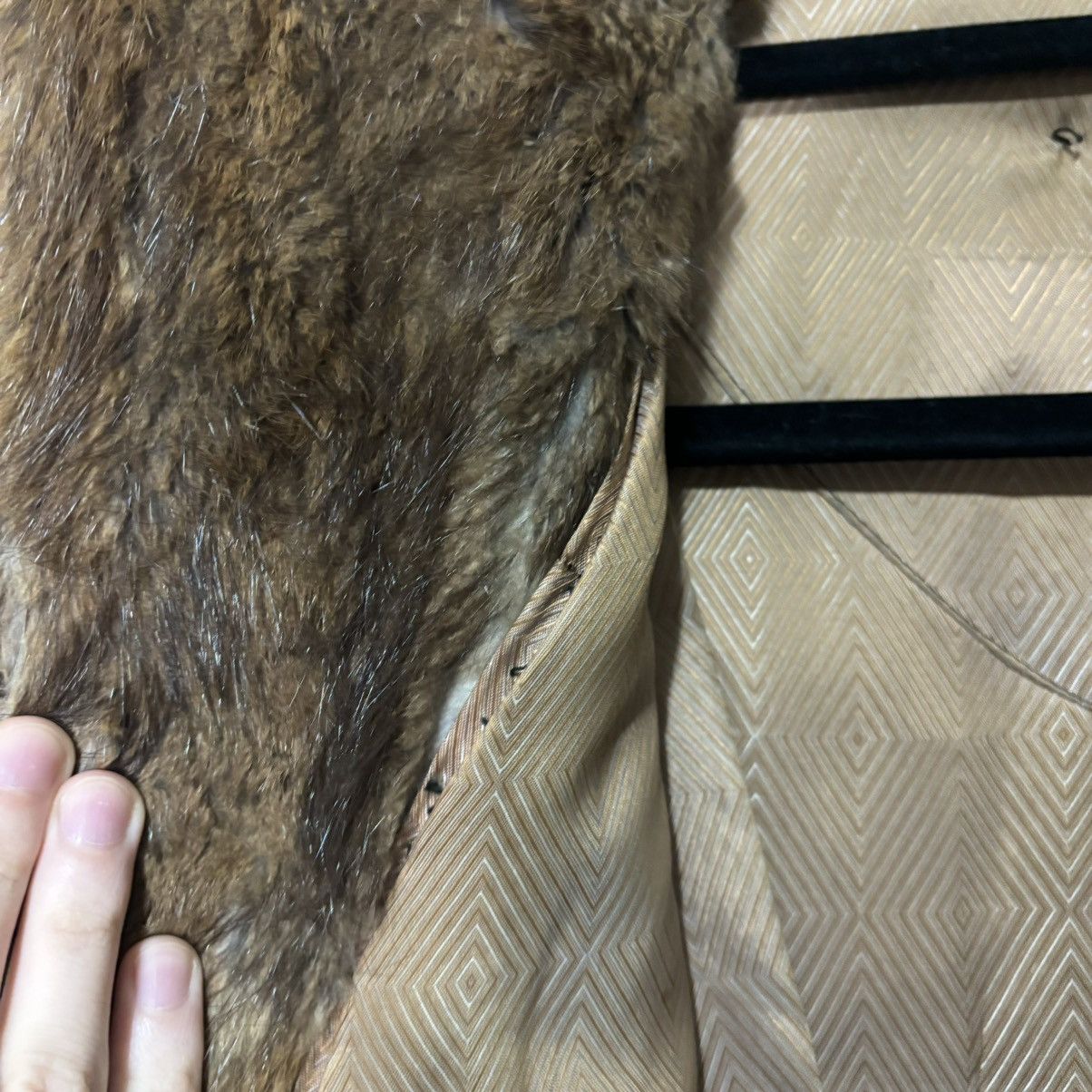 Vintage Vintage 1970s Fur Coat Jacket Size M / US 6-8 / IT 42-44 - 6 Thumbnail