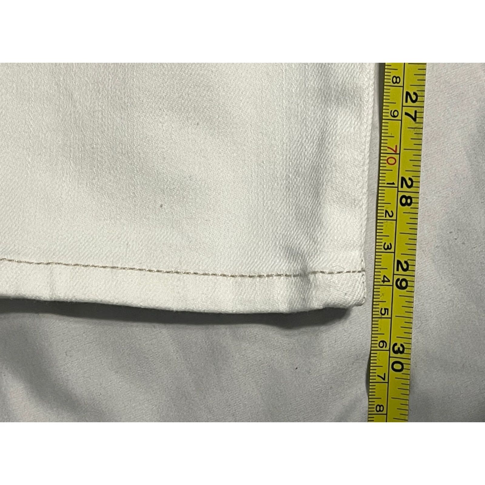 Vintage LL Bean Signature Jeans Women Size 8 White Skinny Ankle Zip Stretch NWT Size 30" / US 8 / IT 44 - 7 Thumbnail
