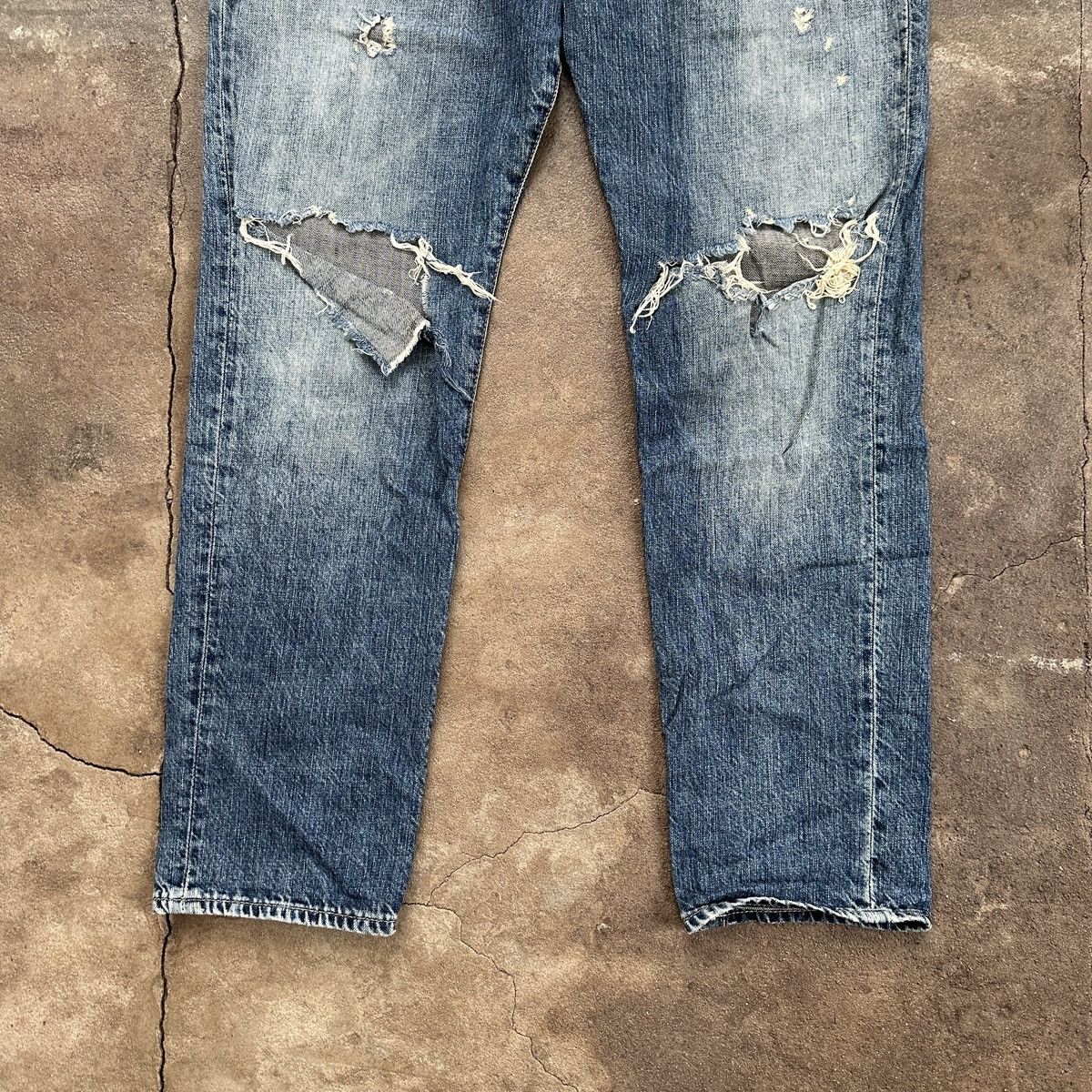 Polo Ralph Lauren × Ralph Lauren Ralph Lauren PJC Distressed Denim Size US 28 / EU 44 - 3 Thumbnail