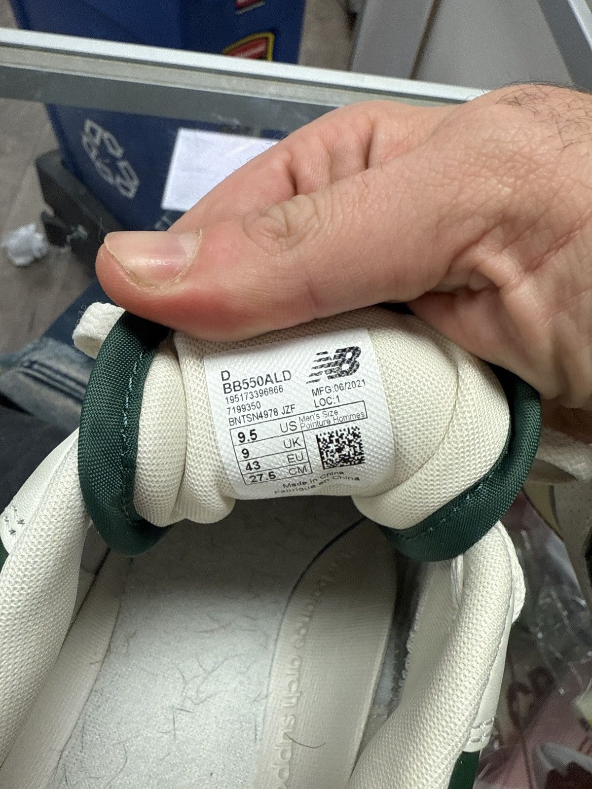 Aime Leon Dore × New Balance New balance 550 aime Leon dore green 9.5 Size US 9.5 / EU 42-43 - 3 Thumbnail