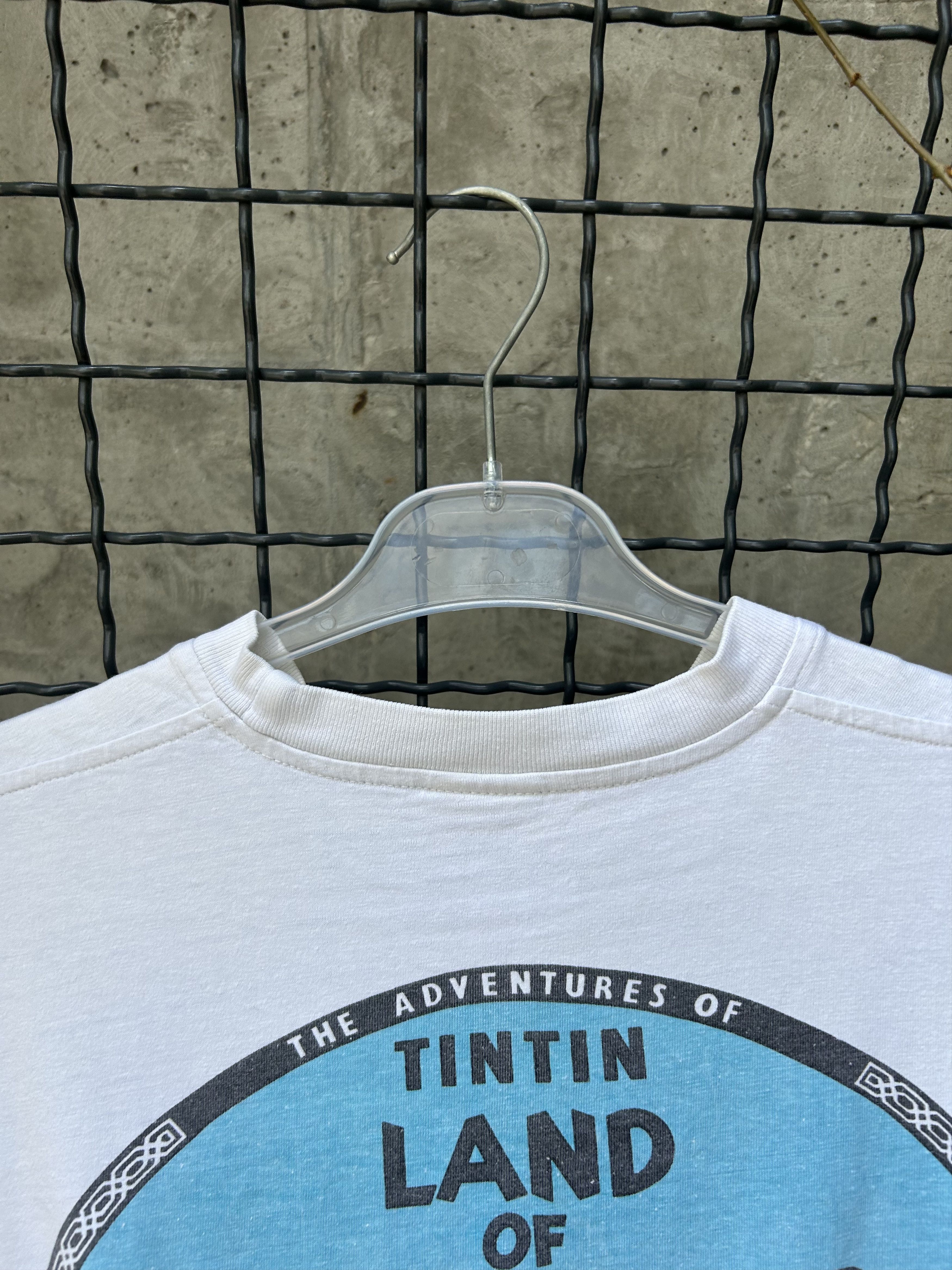 Cartoon Network Vintage 90s The Adventures of Tintin Cartoon Comics T-shirt Size US L / EU 52-54 / 3 - 12 Thumbnail