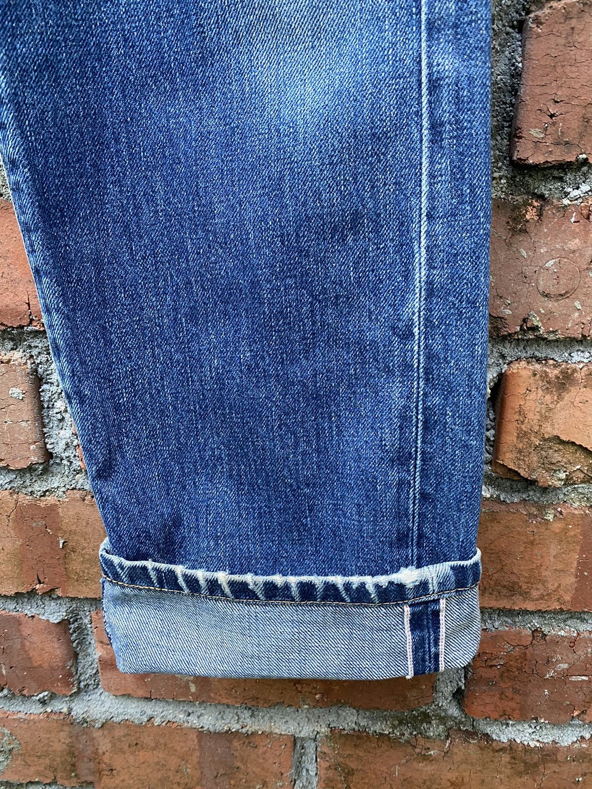 Levi's × Levi's Vintage Clothing × Vintage size 29x31.5 levi's 502xx redline big E denime Size US 29 - 6 Thumbnail