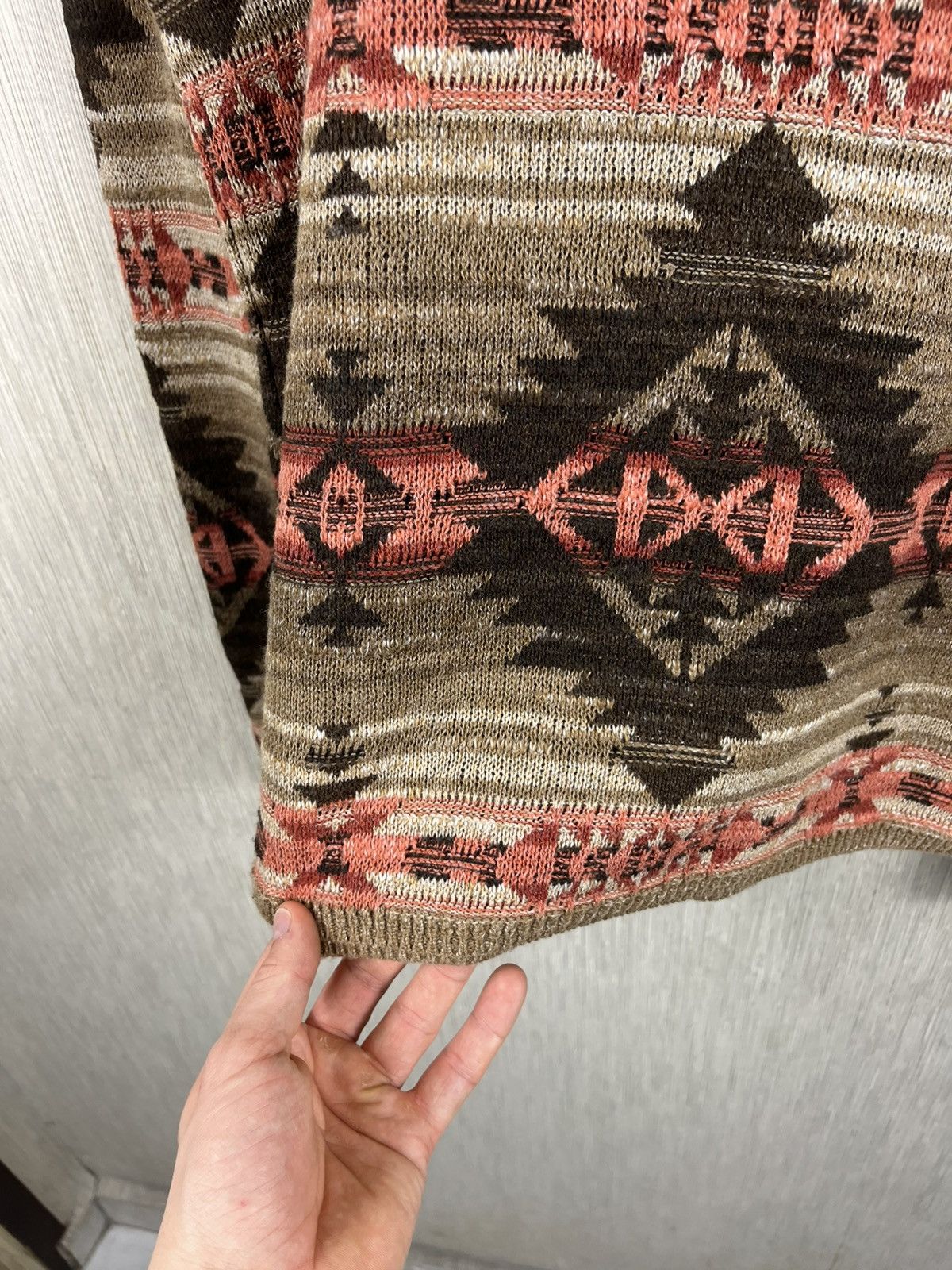 Denim & Supply Ralph Lauren × Ralph Lauren Vintage Ralph Lauren Aztec Navajo native patterned sweater Size US M / EU 48-50 / 2 - 11 Thumbnail