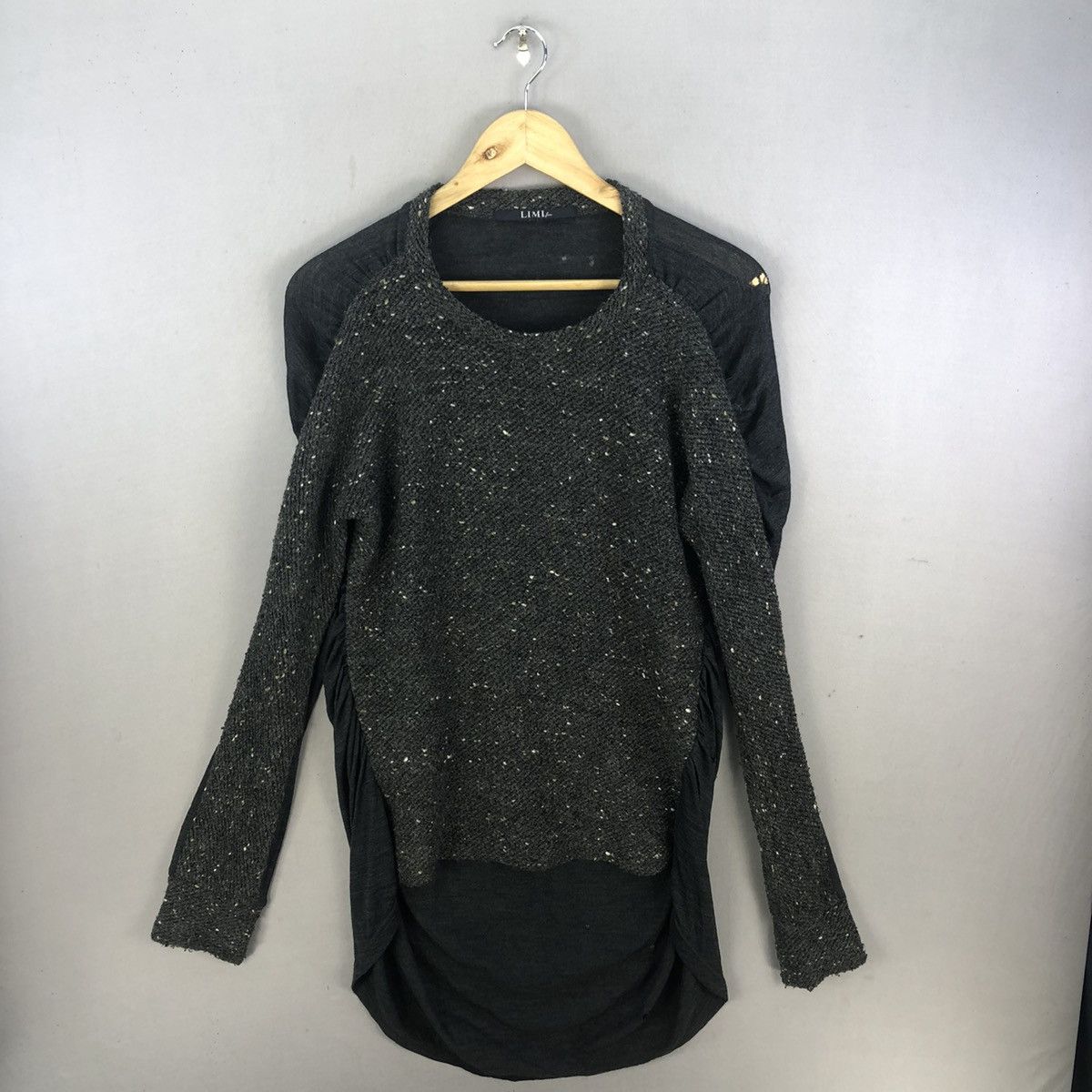 Yohji Yamamoto Limi Feu Ss03 Hybrid Grunge Distressed L/sleeve Top Size S / US 4 / IT 40 - 1 Thumbnail