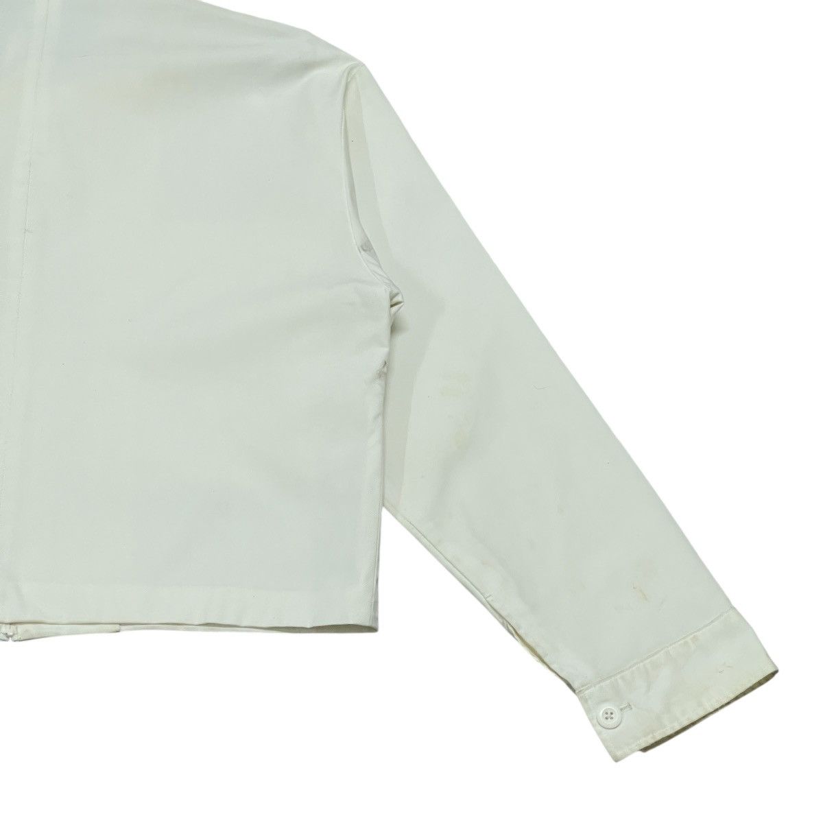 Opening Ceremony Opening Ceremony Off White Minimalist Cropped Zip-Up Jacket Size US M / EU 48-50 / 2 - 13 Thumbnail
