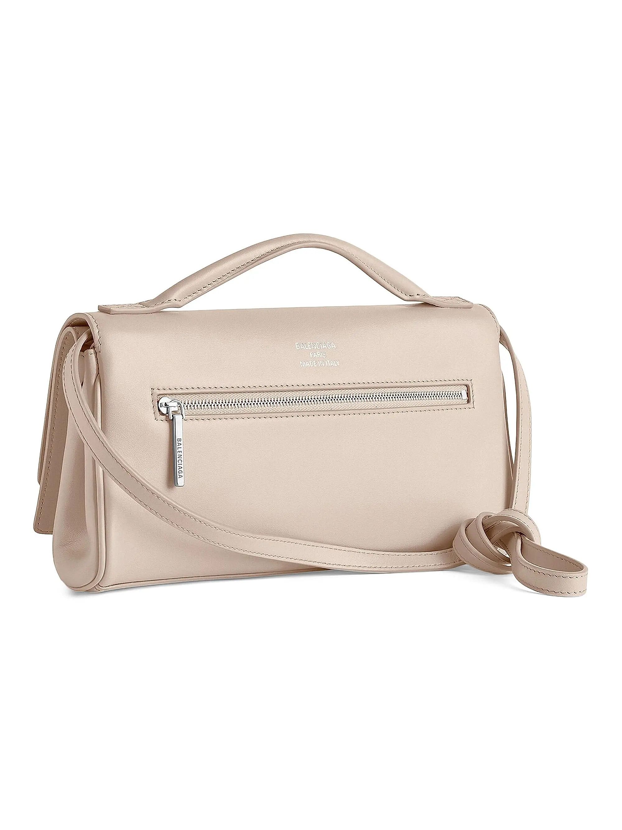 Balenciaga os11x0126 Size: OS / Bel Air Small Clutch on Strap in Beige Size ONE SIZE - 3 Thumbnail
