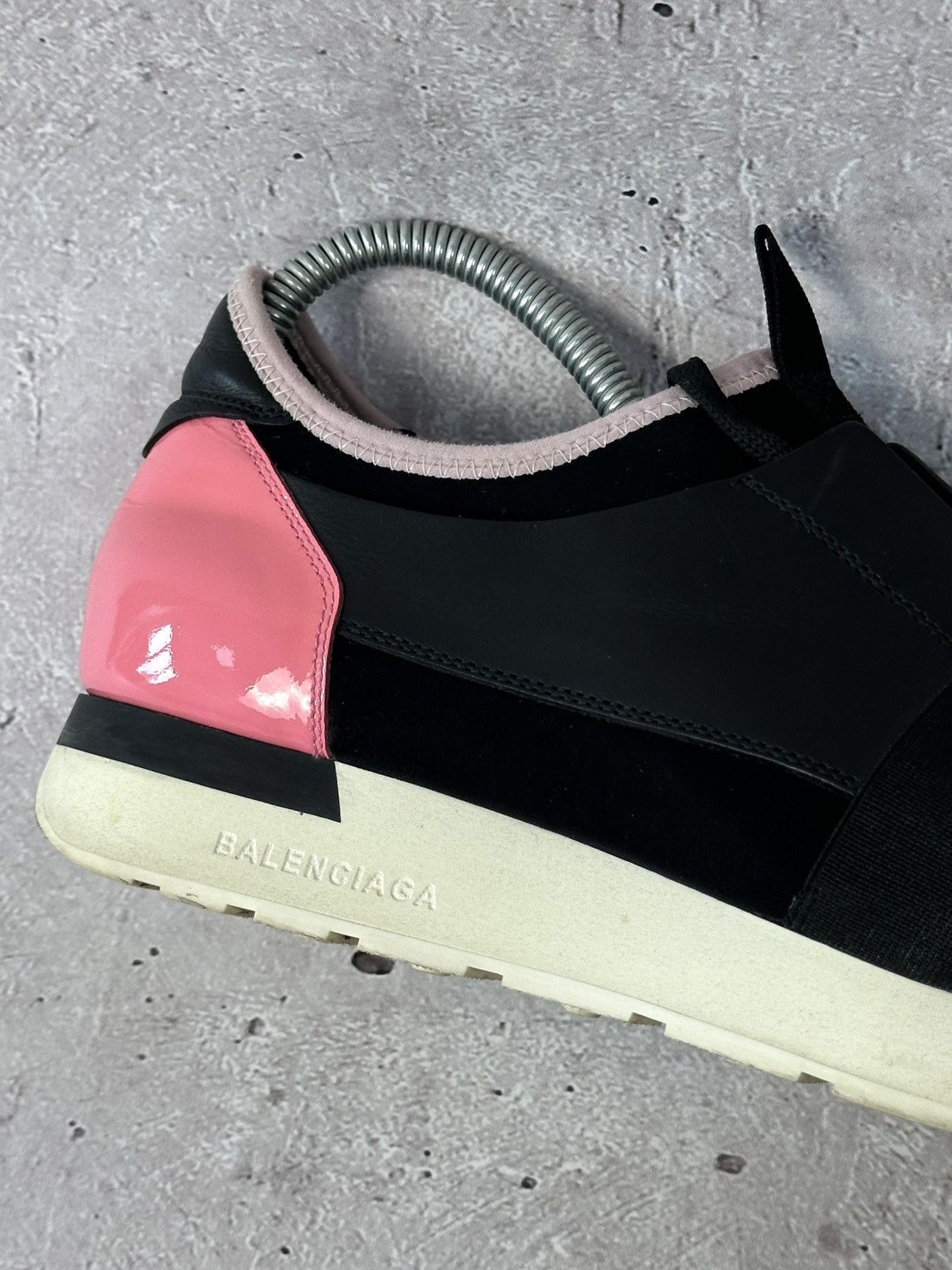 Balenciaga Balenciaga Race Runner Leather Mesh Women’s Sneaker Size US 10 / IT 40 - 8 Thumbnail
