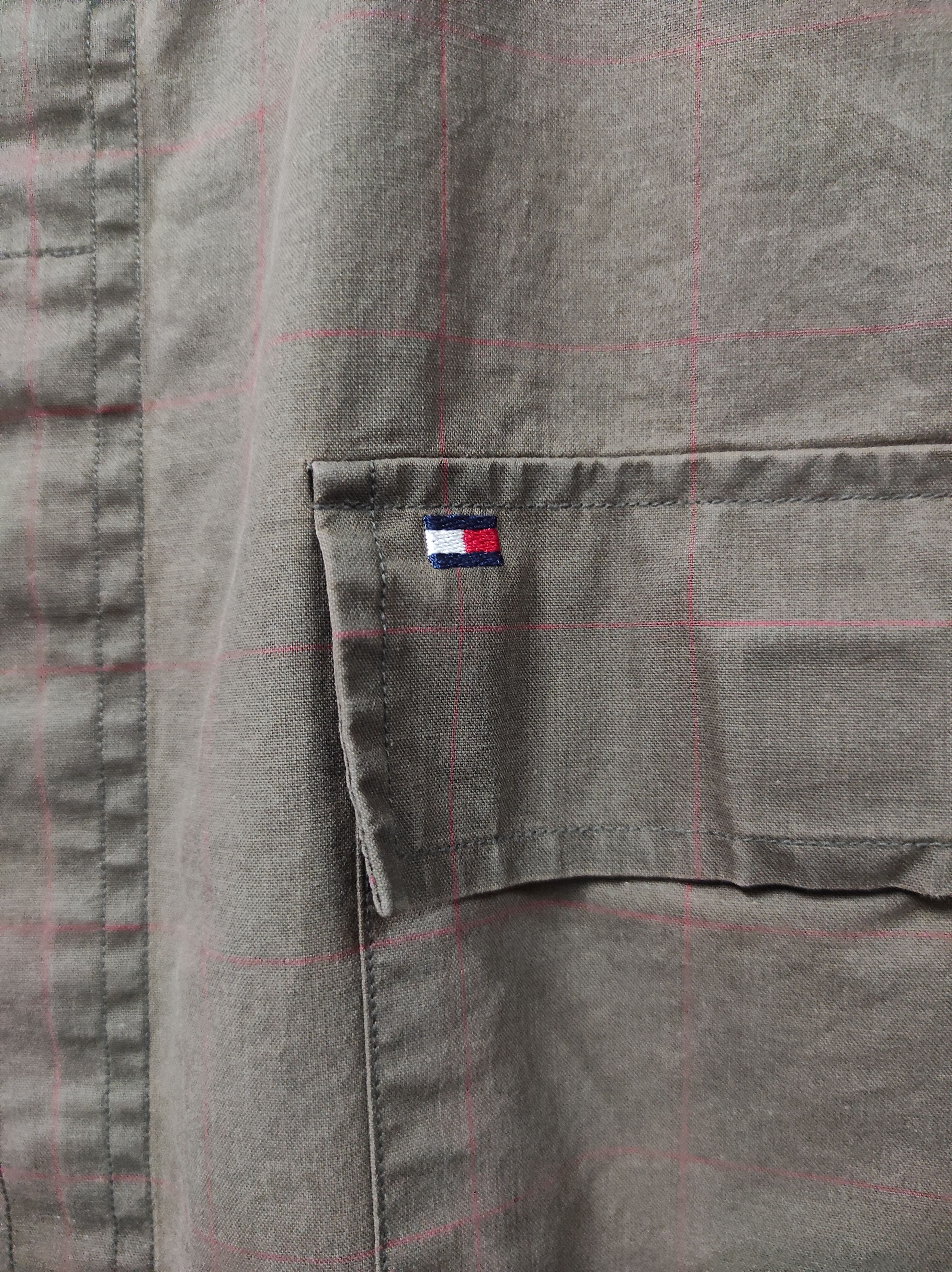 Tommy Hilfiger TOMMY HILFIGER DOUBLE POCKET PLAID SHIRT WORKSHIRT Size US L / EU 52-54 / 3 - 3 Thumbnail