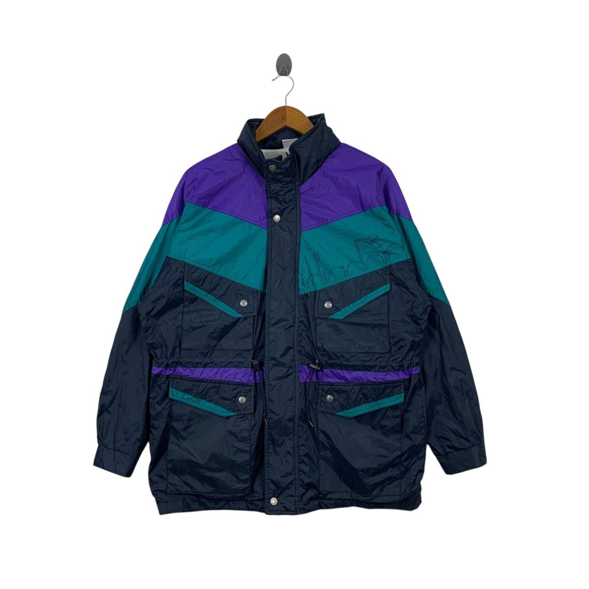 Diadora × Vintage Vintage DIADORA Italian Designer Sportswear Big Logo Jacket Size US M / EU 48-50 / 2 - 1 Thumbnail