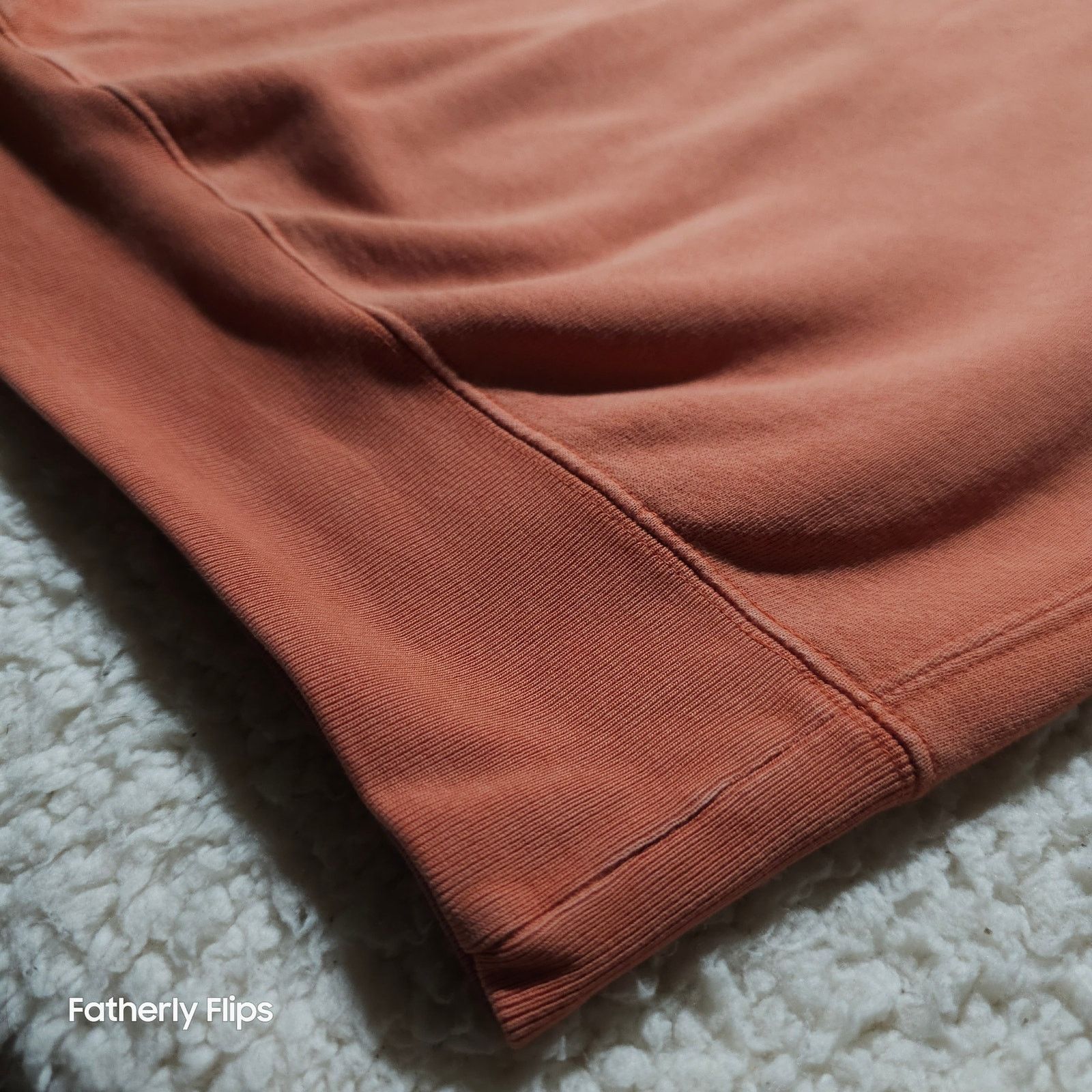 Polo Ralph Lauren Polo Ralph Lauren Burnt Orange Waffle Lined Sweatshirt L Size US L / EU 52-54 / 3 - 7 Thumbnail