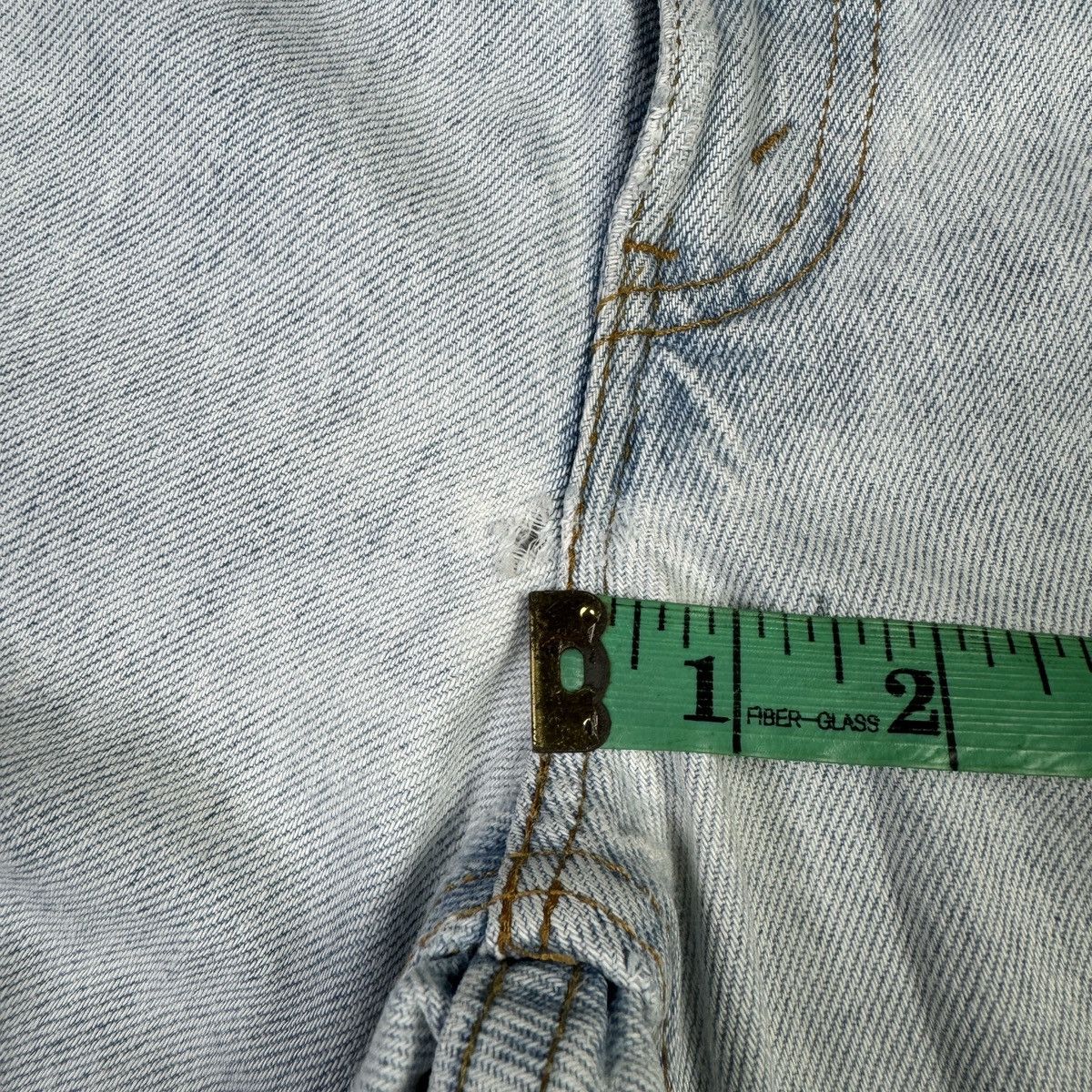 Levi's × Vintage 💥Vintage 90s Levis 580 Student Baggy Fit Sick Blue Wash Jean Size US 28 / EU 44 - 8 Thumbnail