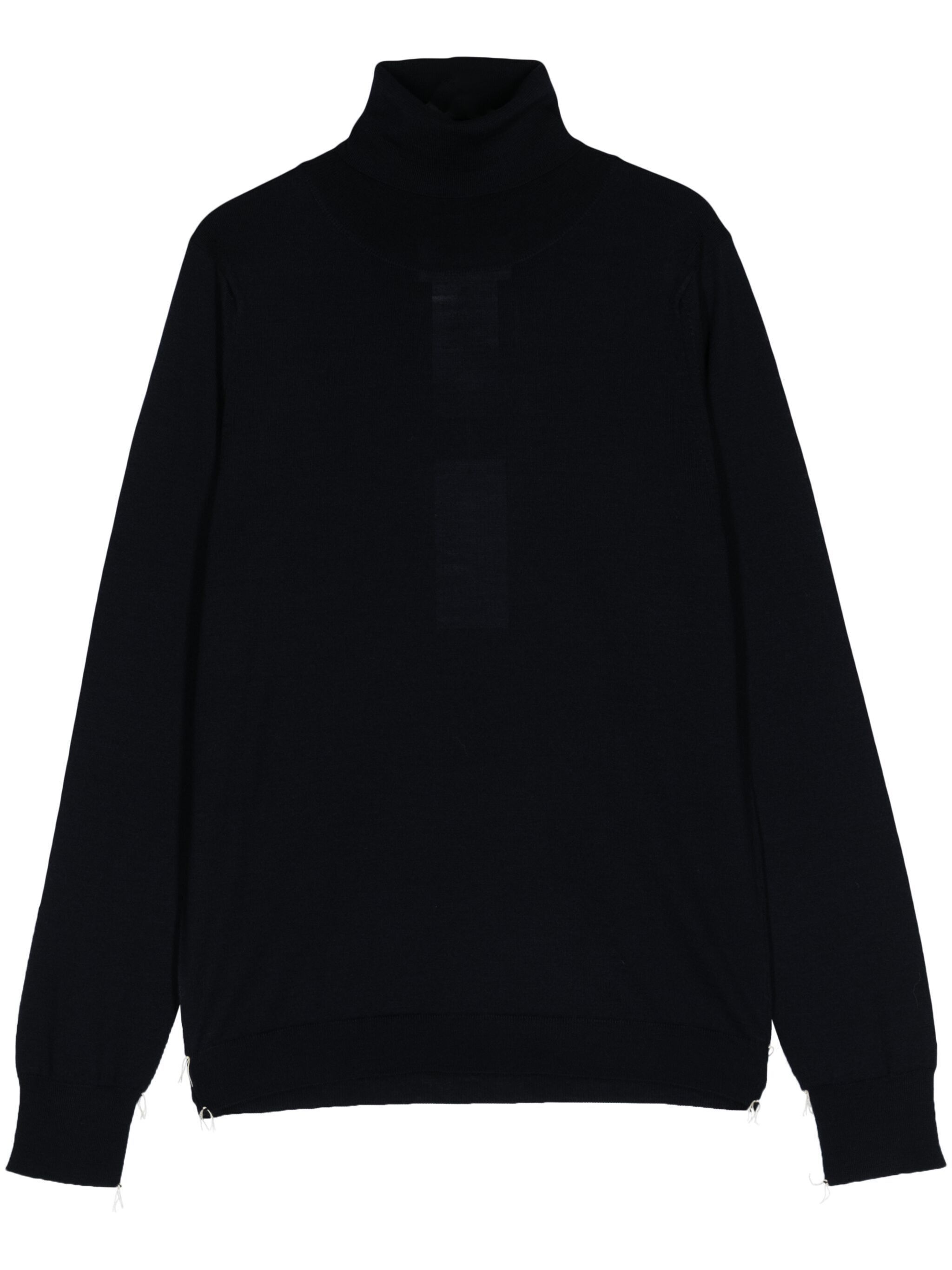 Maison Margiela o1s22i1n1024 Dolcevita Pullover Sweater in Black Size US M / EU 48-50 / 2 - 1 Thumbnail