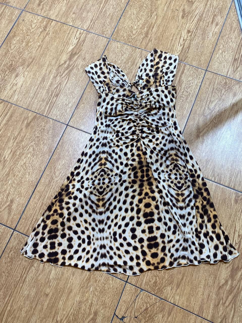Roberto Cavalli Roberto Cavalli Leopard Print Bodycon Dress Women’s Size L / US 10 / IT 46 - 6 Thumbnail