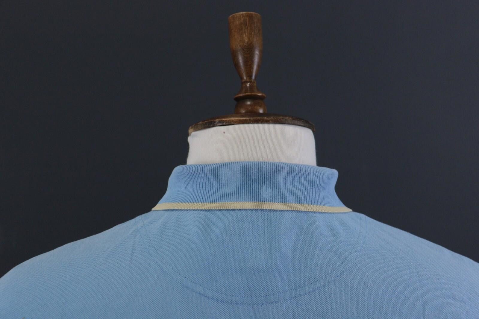 La Martina La Martina Blue Solid Summer Polo Shirt Size 3XL XXXL 2XL Size US XXL / EU 58 / 5 - 8 Thumbnail