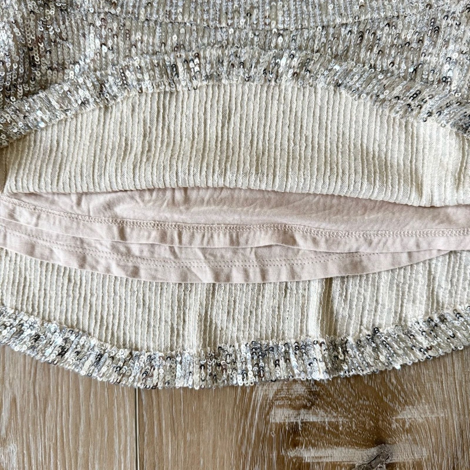 Free People Free People Trumpet Sequin Skirt Size 25" / US 0 / IT 36 - 4 Thumbnail