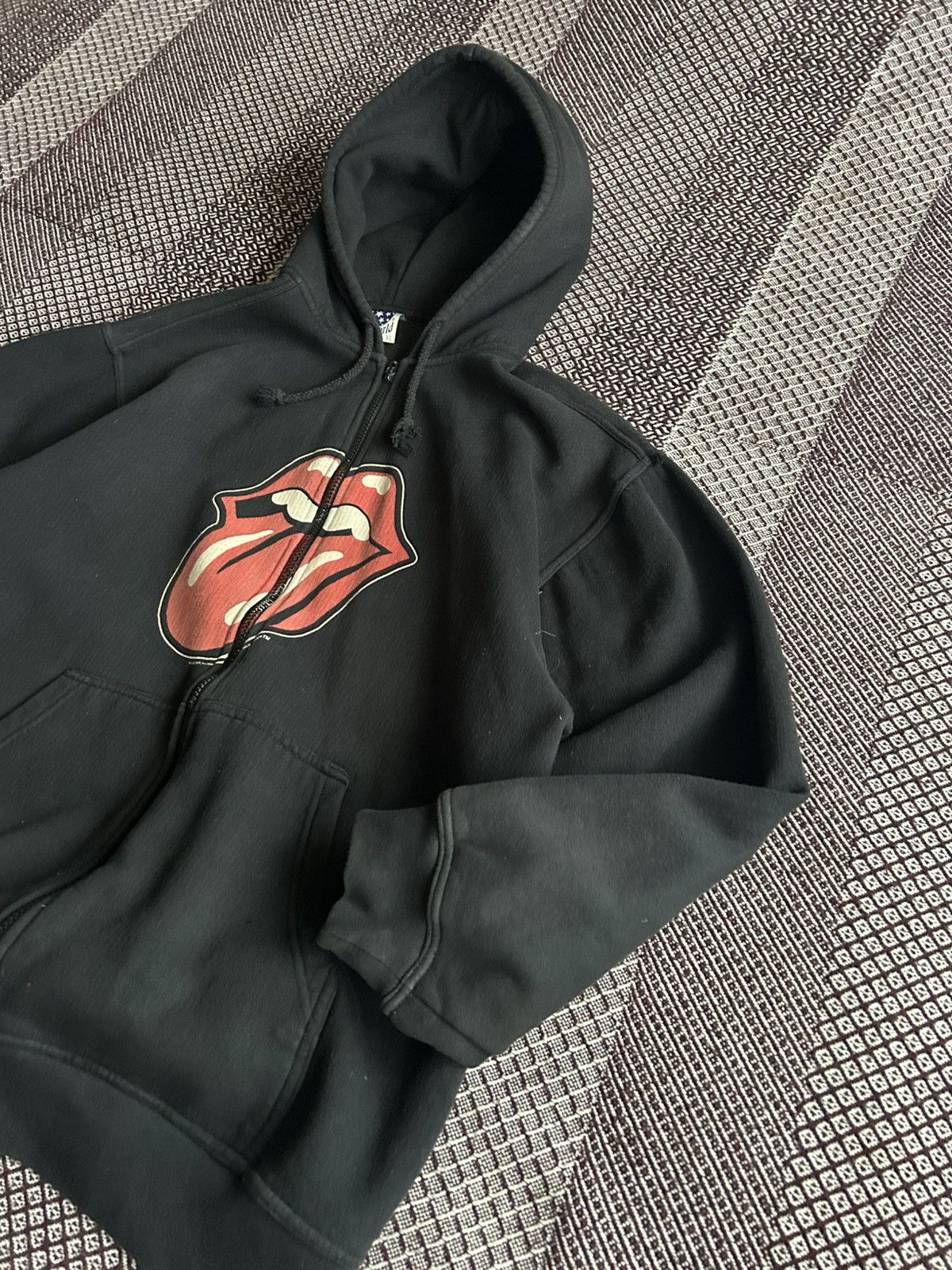 Band Tees Vintage Rolling Stones Zip Up Hoodie Streetwear Rock N Roll Size US XL / EU 56 / 4 - 6 Thumbnail