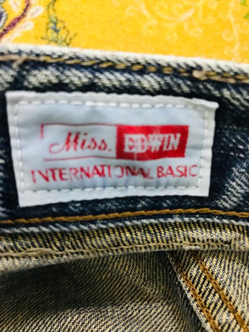 Edwin 💥Flare💥VINTAGE EDWIN 503 DISTRESSED DENIM Size 30" / US 8 / IT 44 - 7 Thumbnail