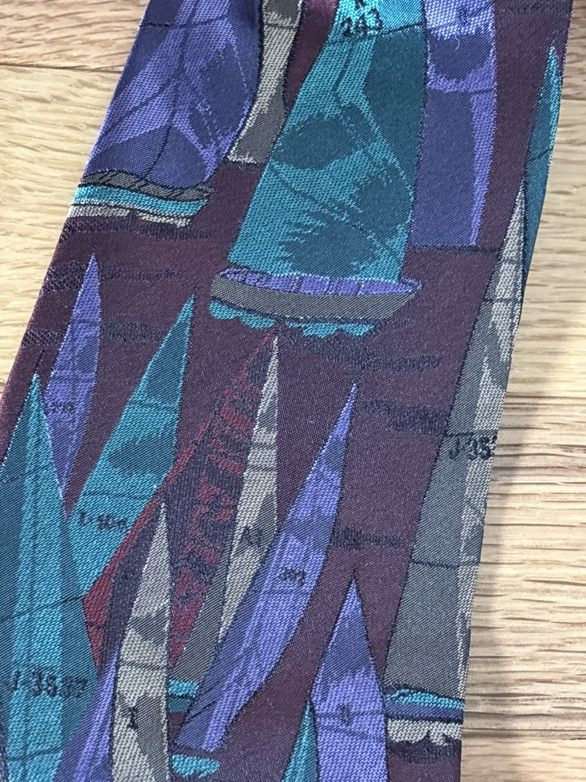 Polo Ralph Lauren Polo Ralph Lauren Vintage Silk Sailing Sail Boat Dress Tie Size ONE SIZE - 4 Thumbnail