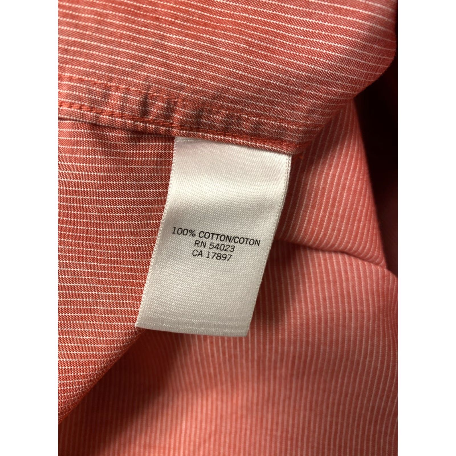 Banana Republic VINTAGE Banana Republic Shirt Men XXL Casual Short Sleeve Collared Red Stripes Cotton Size US XXL / EU 58 / 5 - 7 Thumbnail