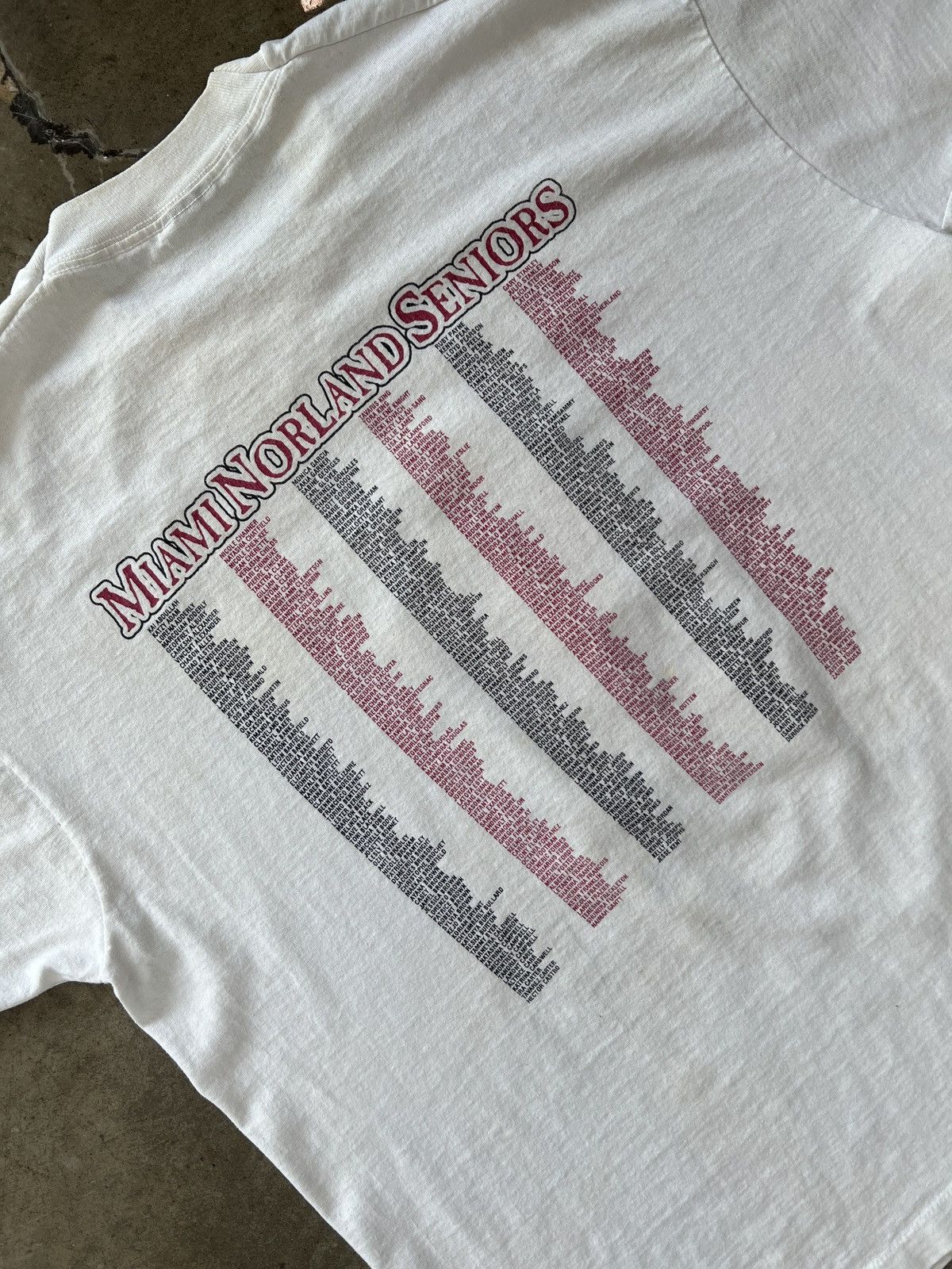 Vintage Vintage Miami Norland High School Senior Tee Single Stitch XL Size US XL / EU 56 / 4 - 4 Thumbnail