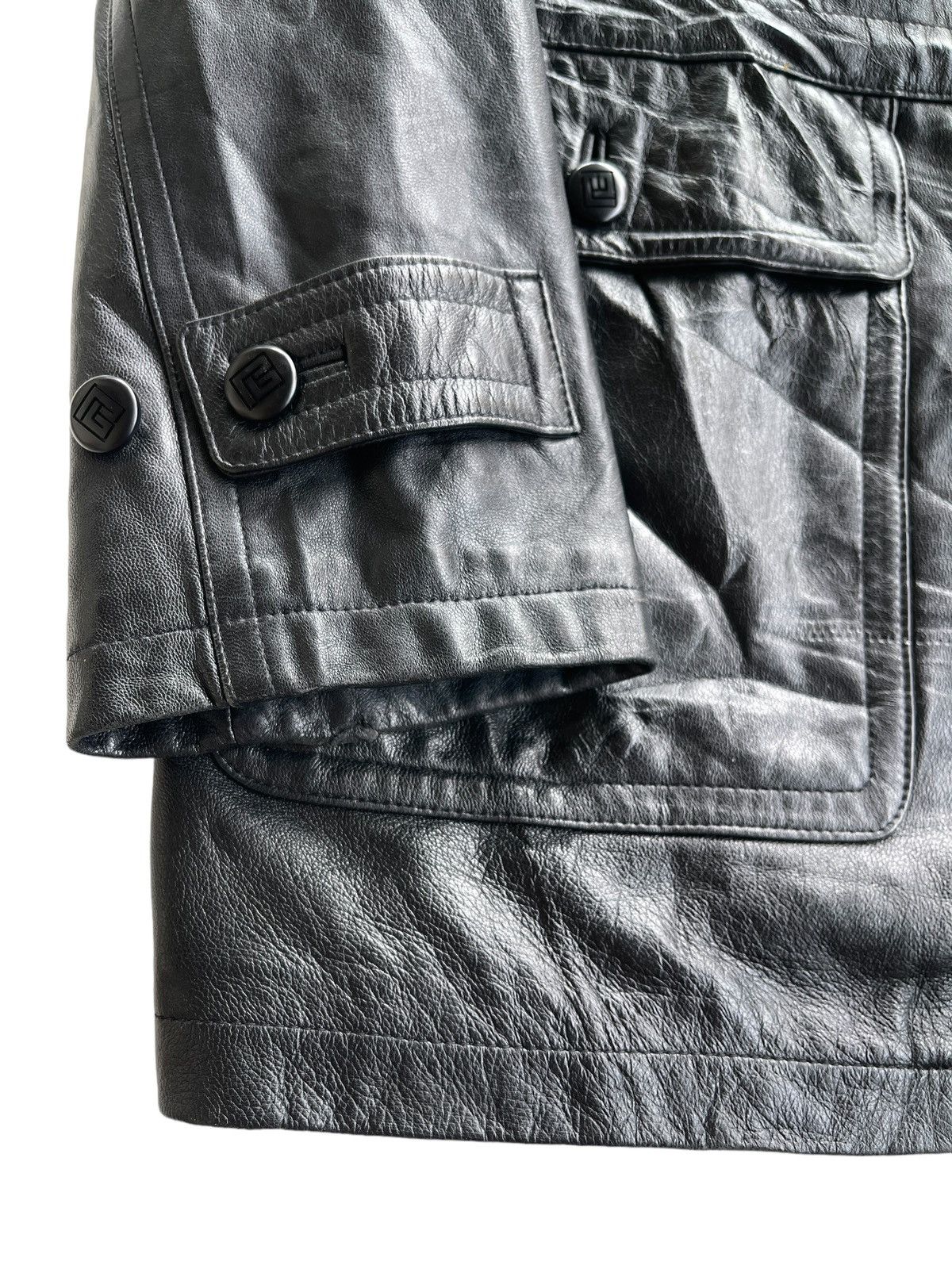 Pierre Balmain Vintage Pierre Balmain Sheepskin Leather Jacket Size US XL / EU 56 / 4 - 8 Thumbnail