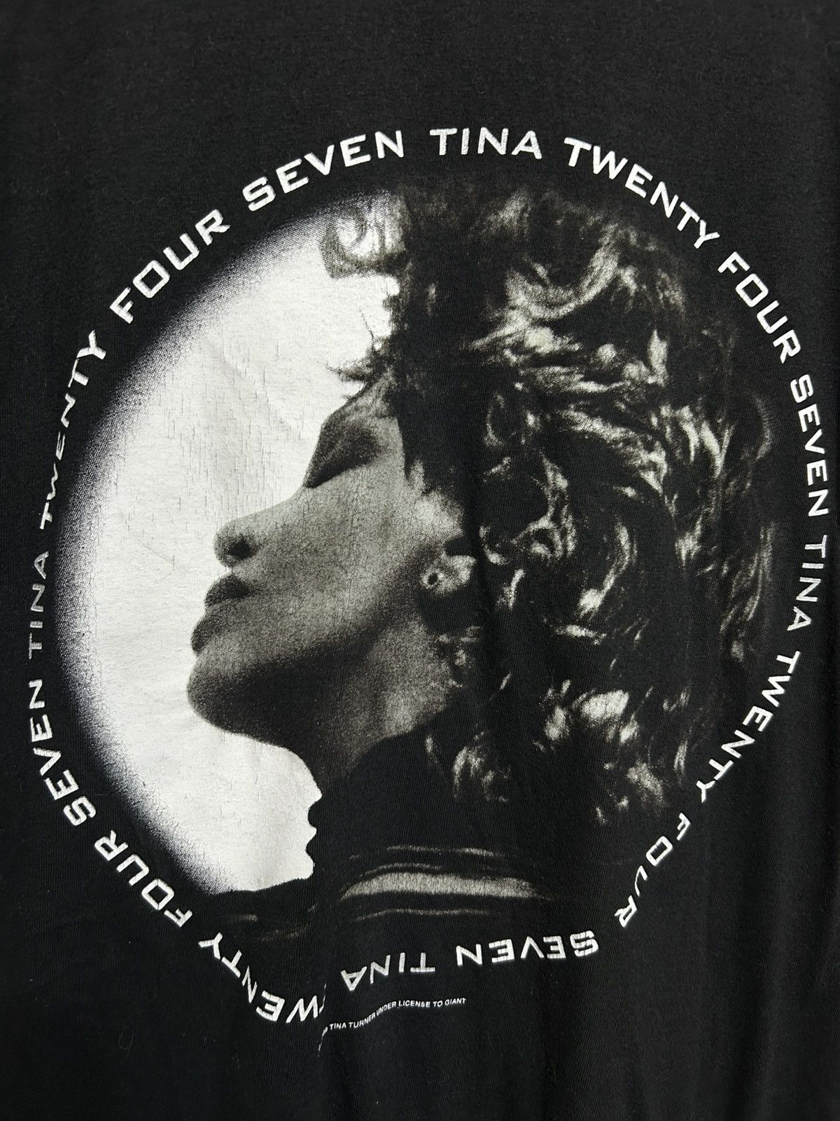 Band Tees Vintage Tina Turner Twenty Four Seven 2000 1999 Tour Tee Size US M / EU 48-50 / 2 - 3 Thumbnail