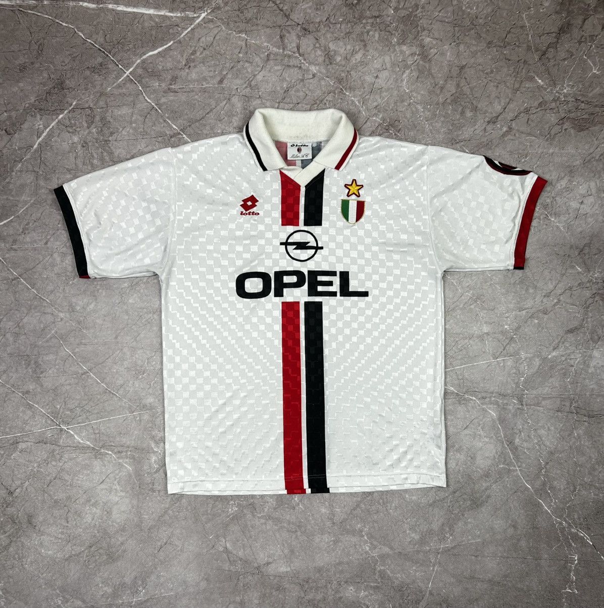 Lotto Sport lotto Milan 1995 1996 1997 Away Football Shirt Maglia Calcio Size US XL / EU 56 / 4 - 1 Thumbnail