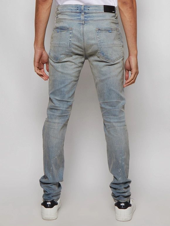 Amiri o1w1db10525 Thrasher Lunar New Year Jeans in Blue Size US 31 - 5 Thumbnail