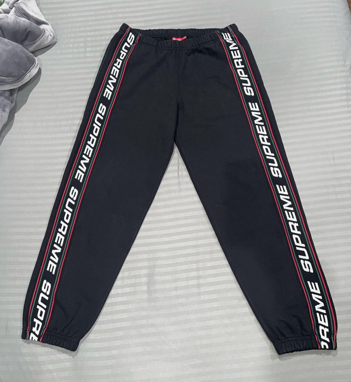 Supreme Text Rib Sweatpant small