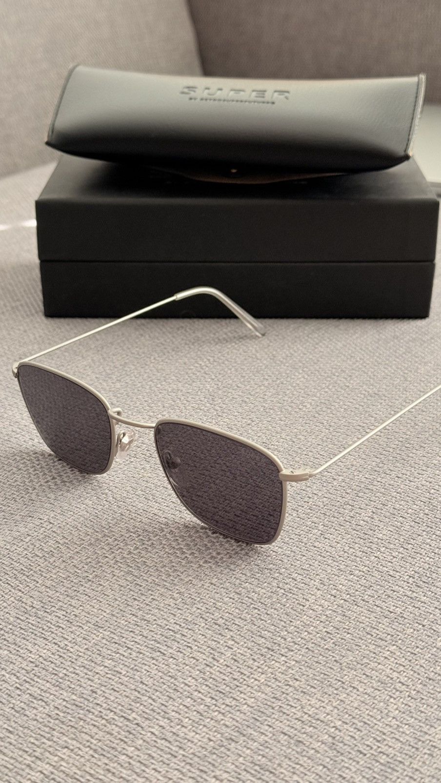Retrosuperfuture Strand black silver titanium Size ONE SIZE - 4 Thumbnail